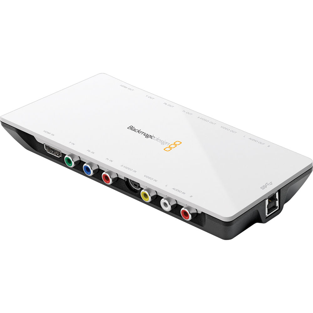 Blackmagic Design Intensity Shuttle - USB 3.0 Video Capture Device for HD & SD Recording | Perfect for Live Streaming, Gaming & Video Editing