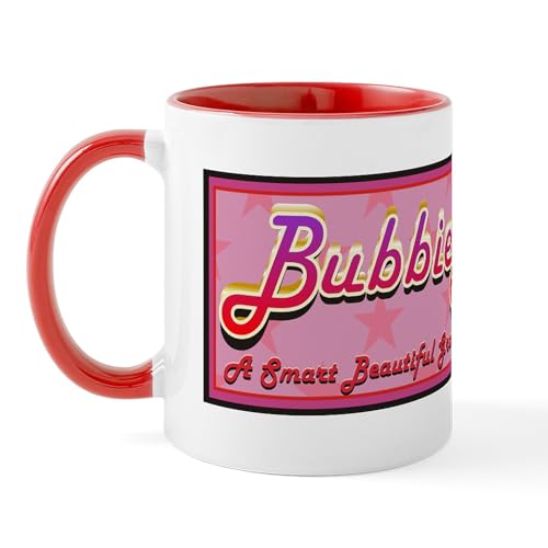 White/Red Inside - Bubbielicious Mugs