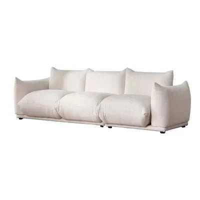 Elegant Living Room Sofa Set - Comfortable 3-Piece Sectional Couch with Soft Fabric - Perfect for Small Spaces, Apartments & Cozy Family Gatherings