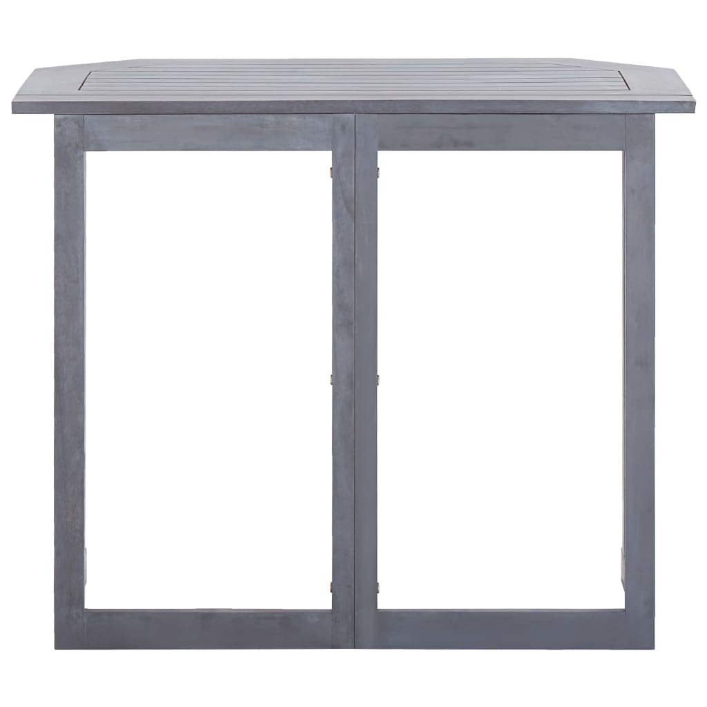 Solid Acacia Wood High Table - 35.4