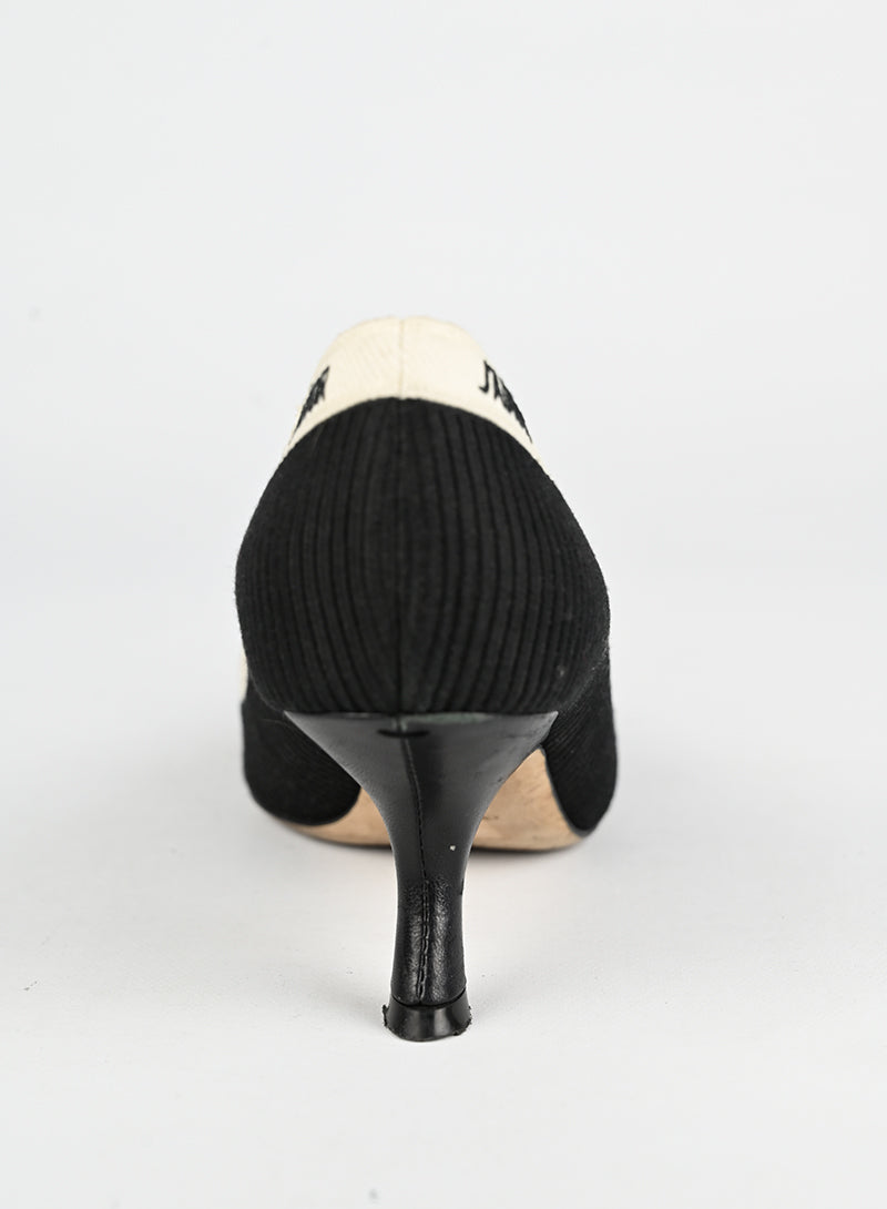 Dior Décolléte J'adior Black Fabric Heels - Size 37 | Luxury Women's High Heels for Evening Parties & Special Occasions