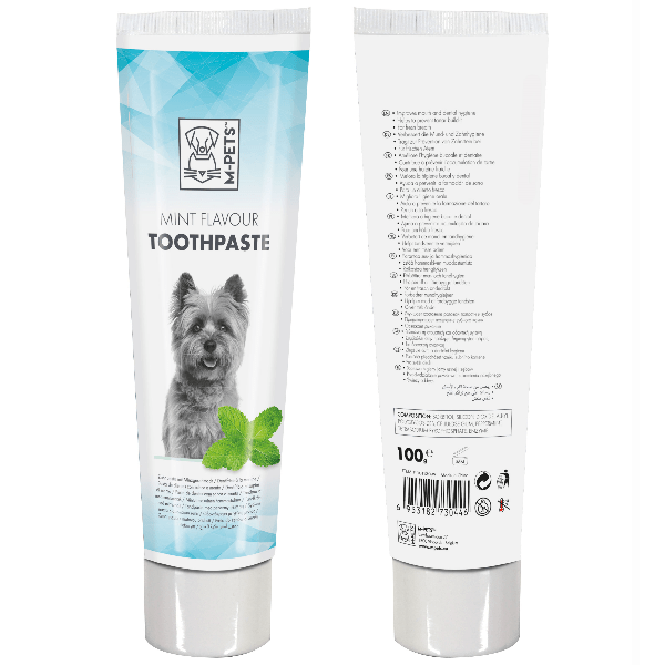 M PETS Dog Toothpaste - Mint Flavor for Fresh Breath & Dental Care | Safe & Effective Pet Teeth Cleaning for Dogs & Cats | Perfect for Daily Oral Hygiene Routine at Home