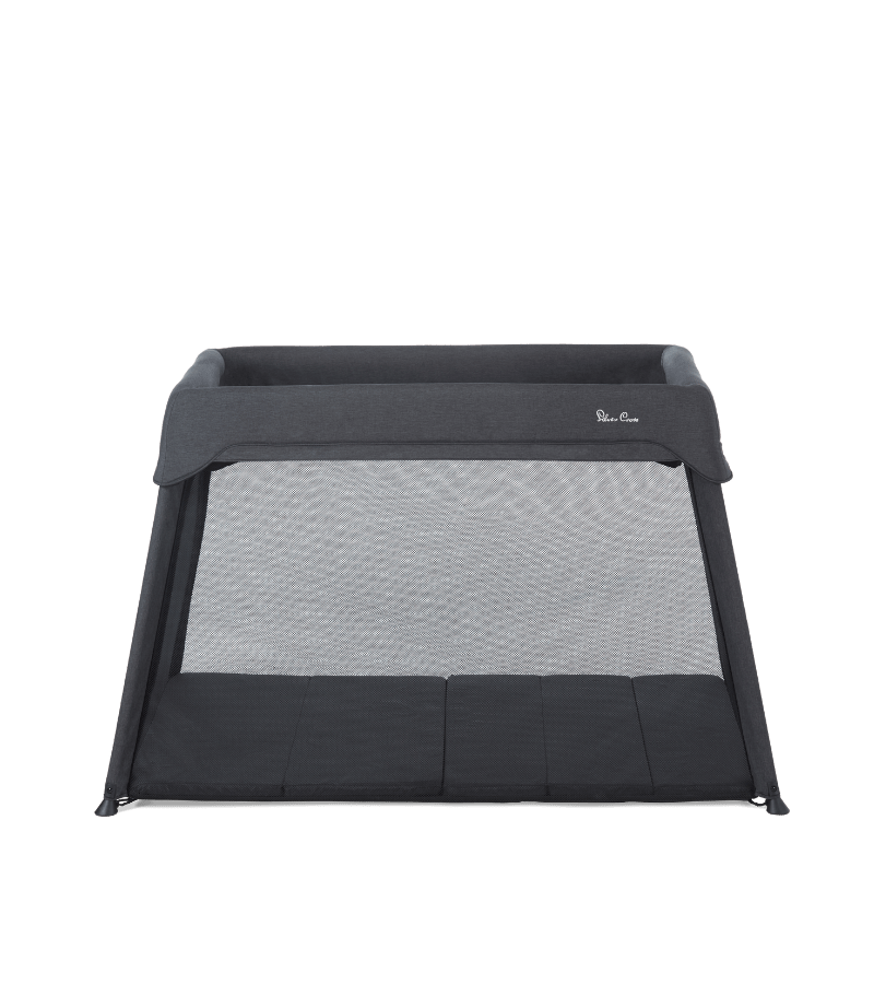 Silver Cross Slumber Travel Crib - Portable Baby Bed with Carbon Frame | Lightweight Foldable Crib for Travel, Home & Nursery Use | Perfect for Newborns & Toddlers