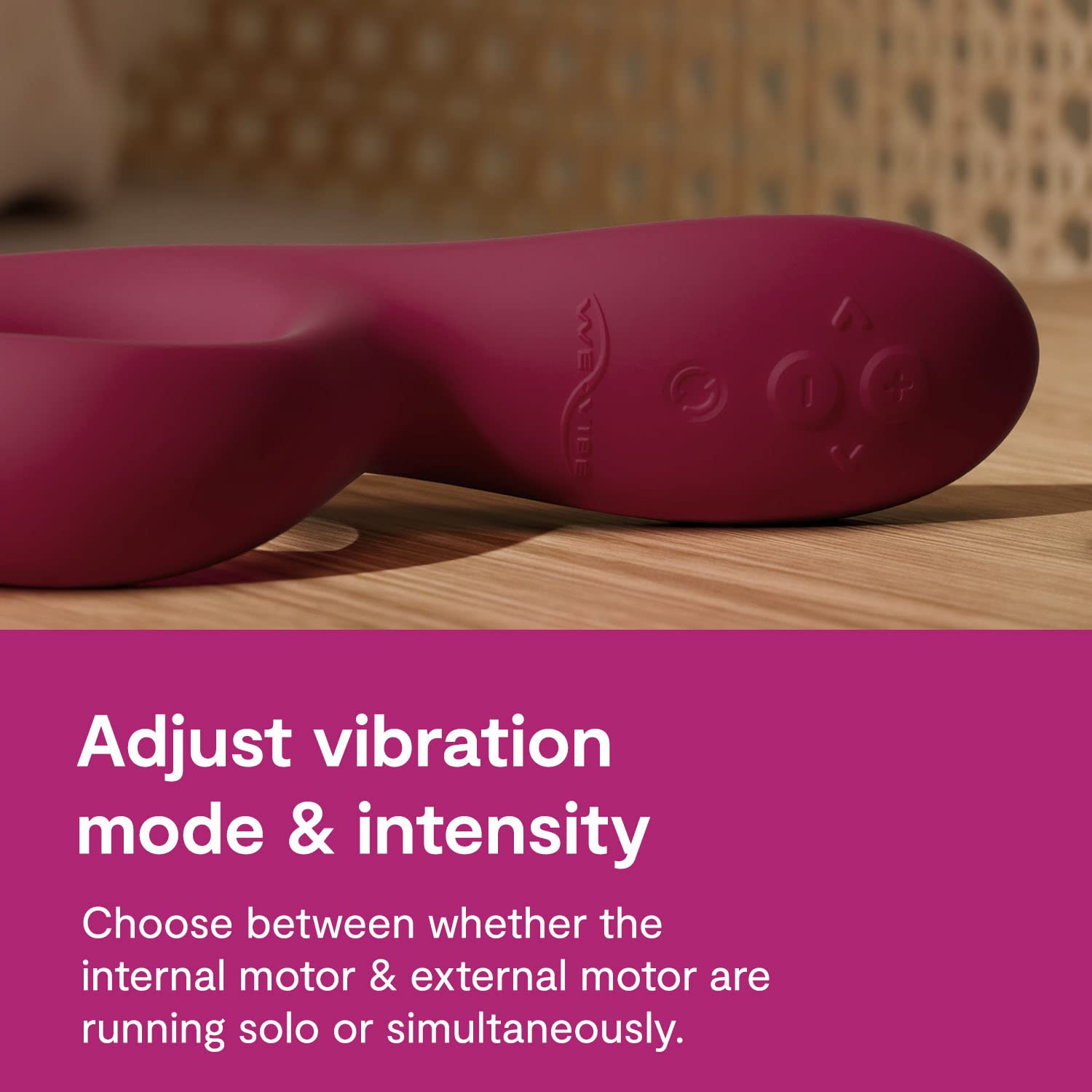We-Vibe Nova 2 Dual Rabbit Vibrator for Women - 10 Vibration Modes, App & Remote Control - G Spot & Clitoral Stimulator - Couples Sex Toy for Enhanced Intimacy & Solo Play (Pink) | Perfect for Date Nights, Long Distance Relationships & Self-Care Moments