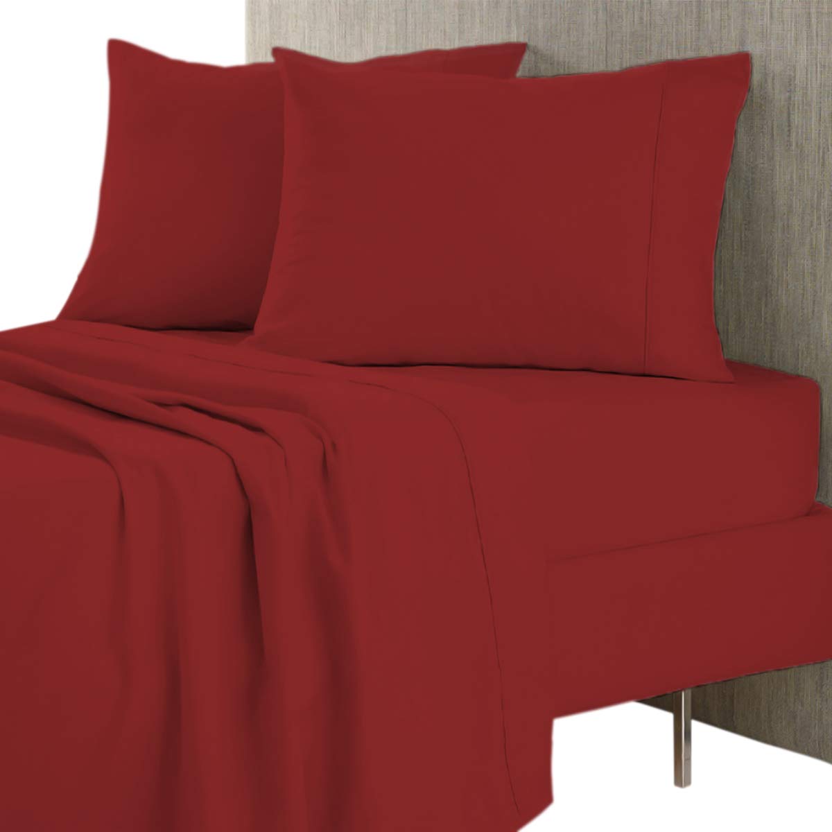 Grandeur Linens Rayon from Bamboo Sheet Set - Olympic Queen Size 1500 Thread Count Deep Pocket Sheets | Soft & Breathable Bedding for Hot Sleepers | Perfect for Guest Rooms & Master Bedrooms