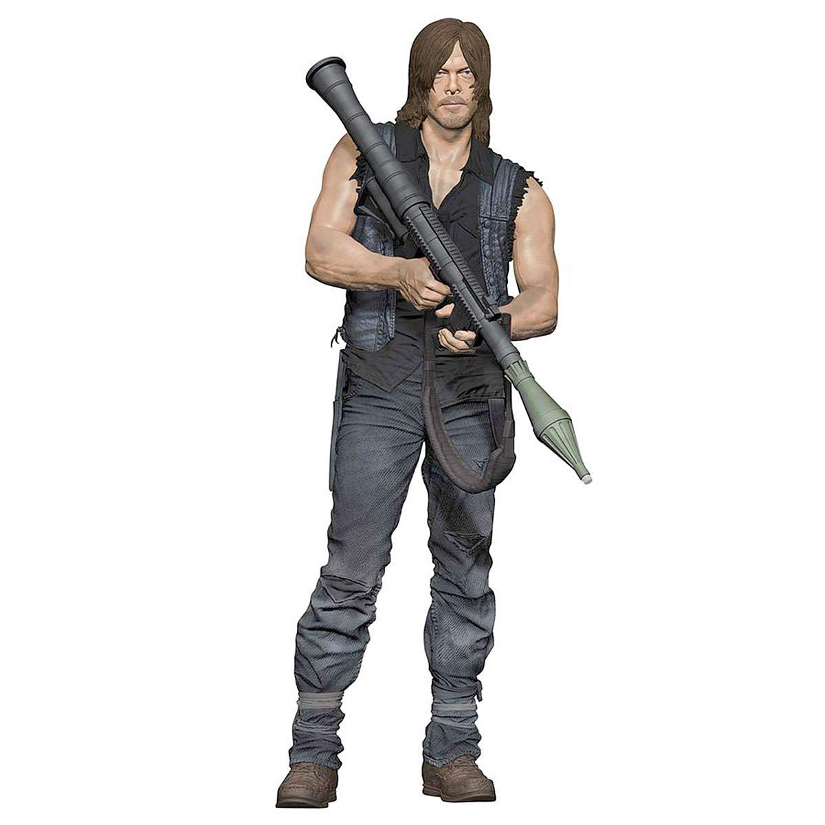 McFarlane Toys The Walking Dead 10-inch Daryl Dixon Deluxe Action Figure - Collectible Zombie Apocalypse Character Model for Display & Role Play