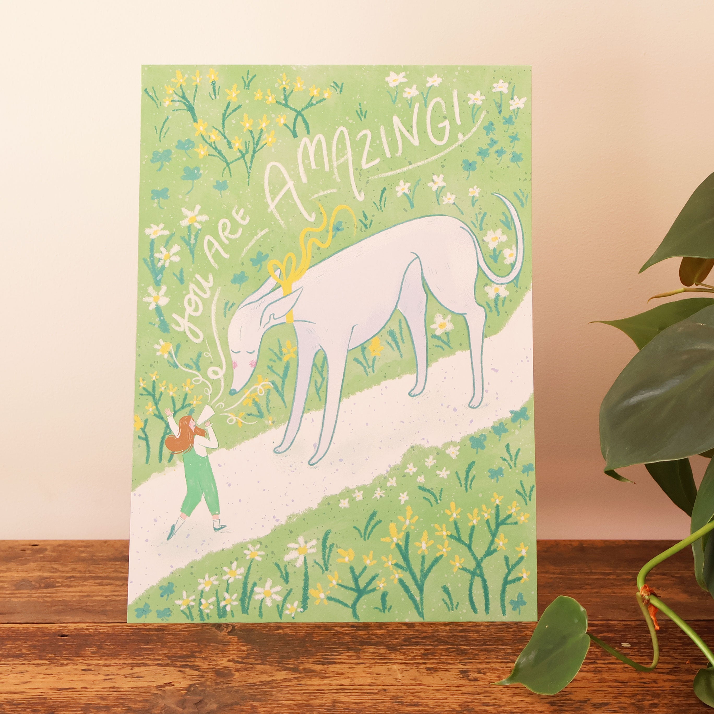 Bryony Moss Amazing A4 Print - High Quality Wall Art for Home & Office Decor - Perfect for Living Room, Bedroom, or Gift