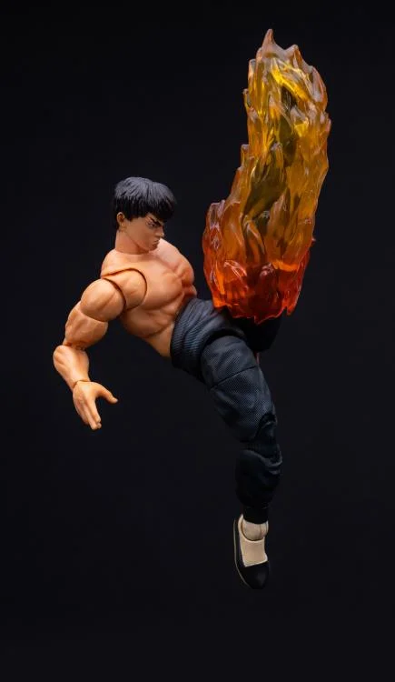 Jada Toys 1/12 Scale 6-Inch Ultra Street Fighter II Action Figure - Fei Long Collectible for Display & Gaming | Perfect for Fans, Collectors & Cosplay Enthusiasts