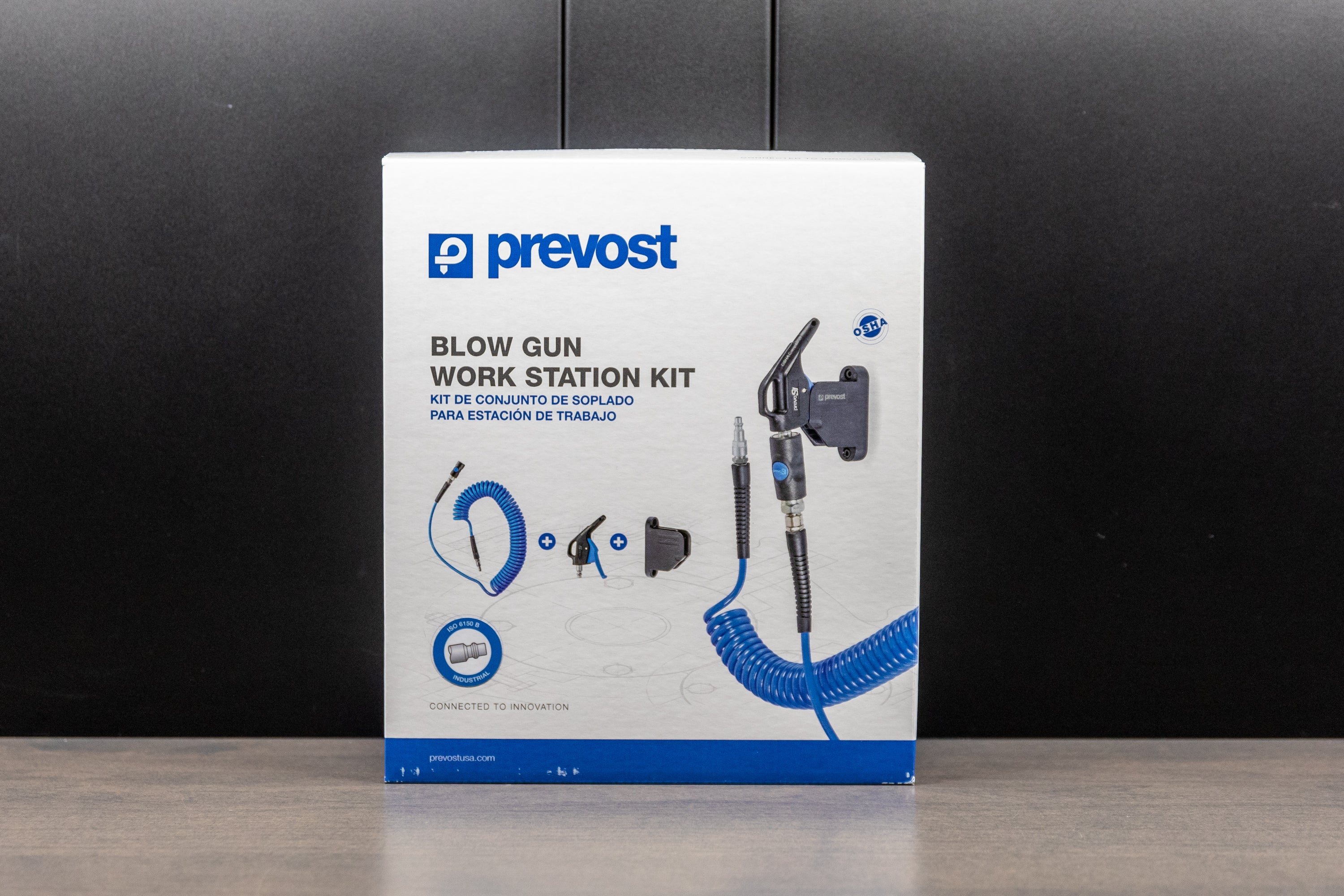 Prevost Blow Gun Work Station Kit - Professional Air Tool Kit for Automotive, Woodworking & DIY Projects - Perfect for Cleaning, Drying & Dusting in Workshops & Garages