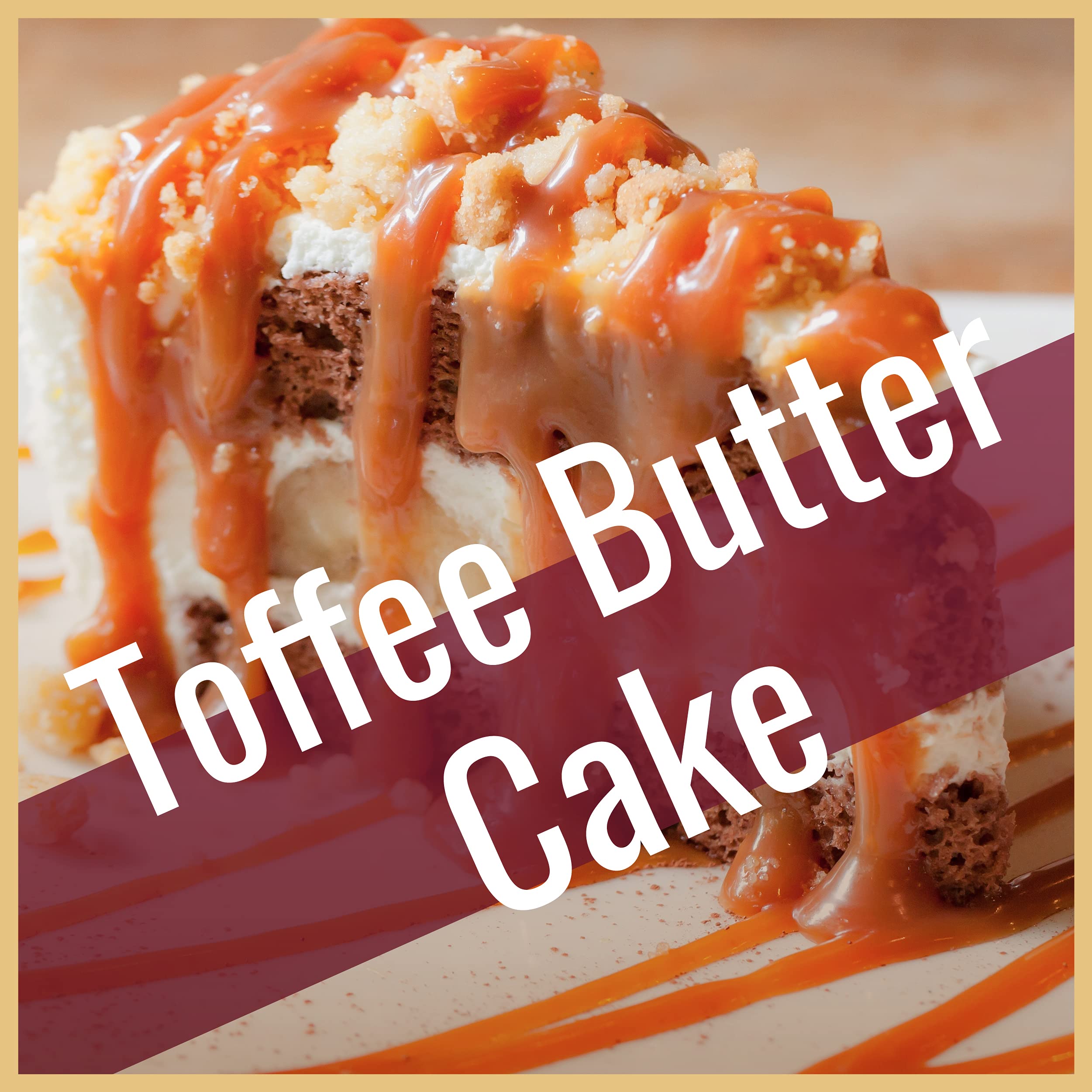 Hills Bros. Toffee Butter Frappé Drink Mix - 12 Pack (2.3 oz Each) | Gluten Free, Kosher Certified | Rich & Creamy Instant Coffee Beverage | Perfect for Iced Coffee, Dessert Topping & Afternoon Treats