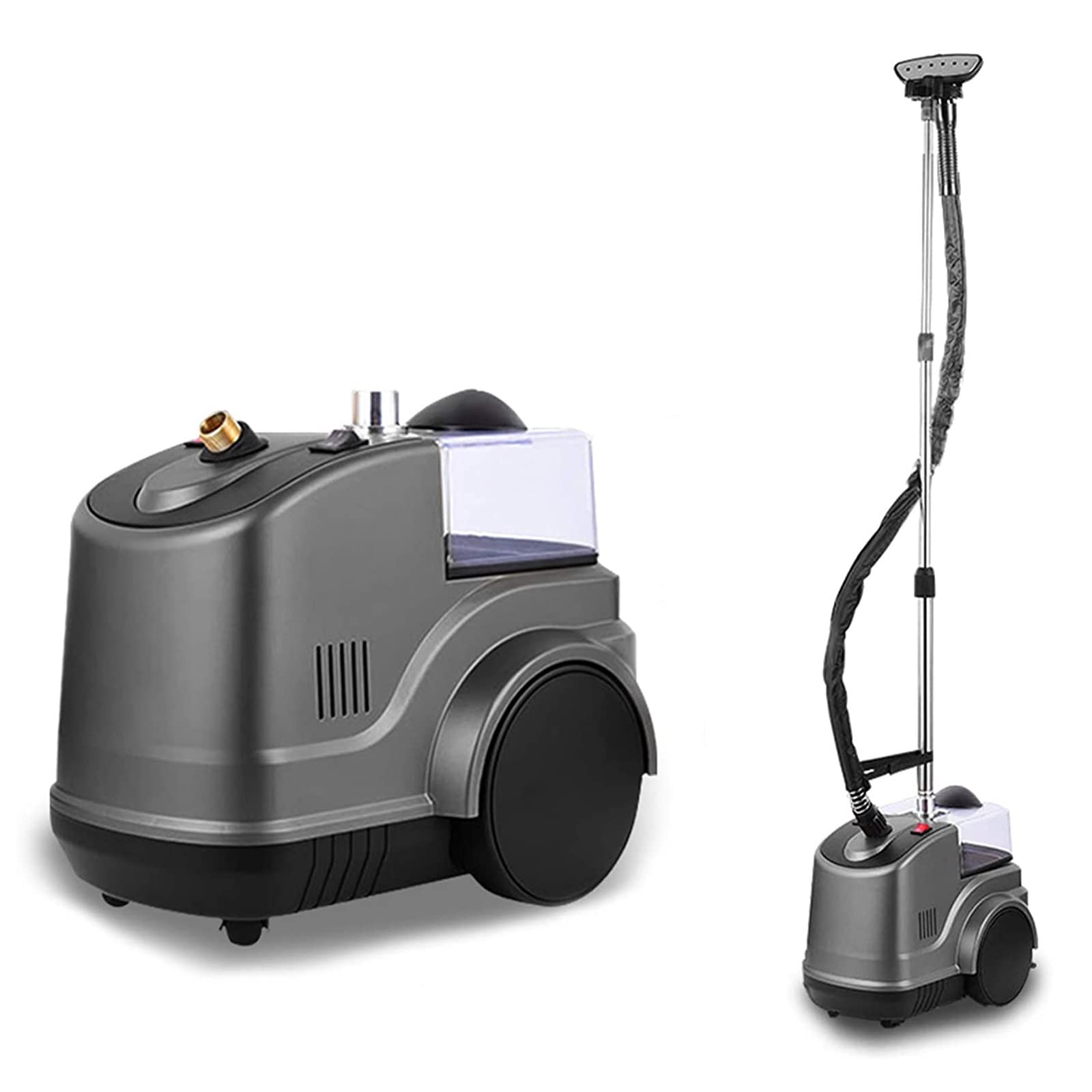 Muuunann 2000W Professional Vertical Garment Steamer - Heavy Duty Commercial & Home Handheld Clothes Steamer - 45-Second Quick Wrinkle Remover for Shirts, Dresses, Suits - Perfect for Travel, Weddings & Business (Gray)