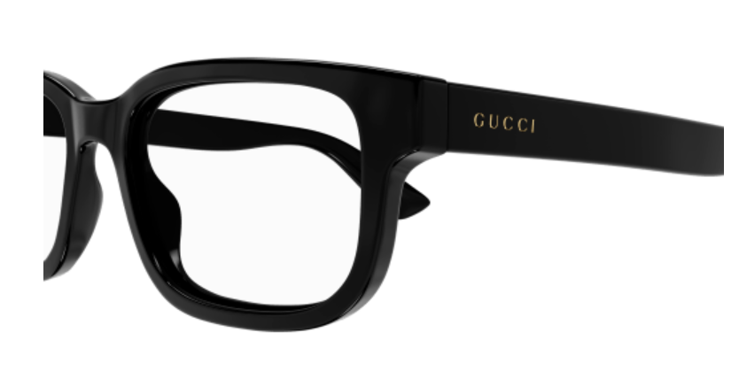 Gucci GG1584O 001 Black Rectangular Men's Eyeglasses - Premium Designer Sunglasses for Men | Perfect for Business, Driving & Everyday Fashion