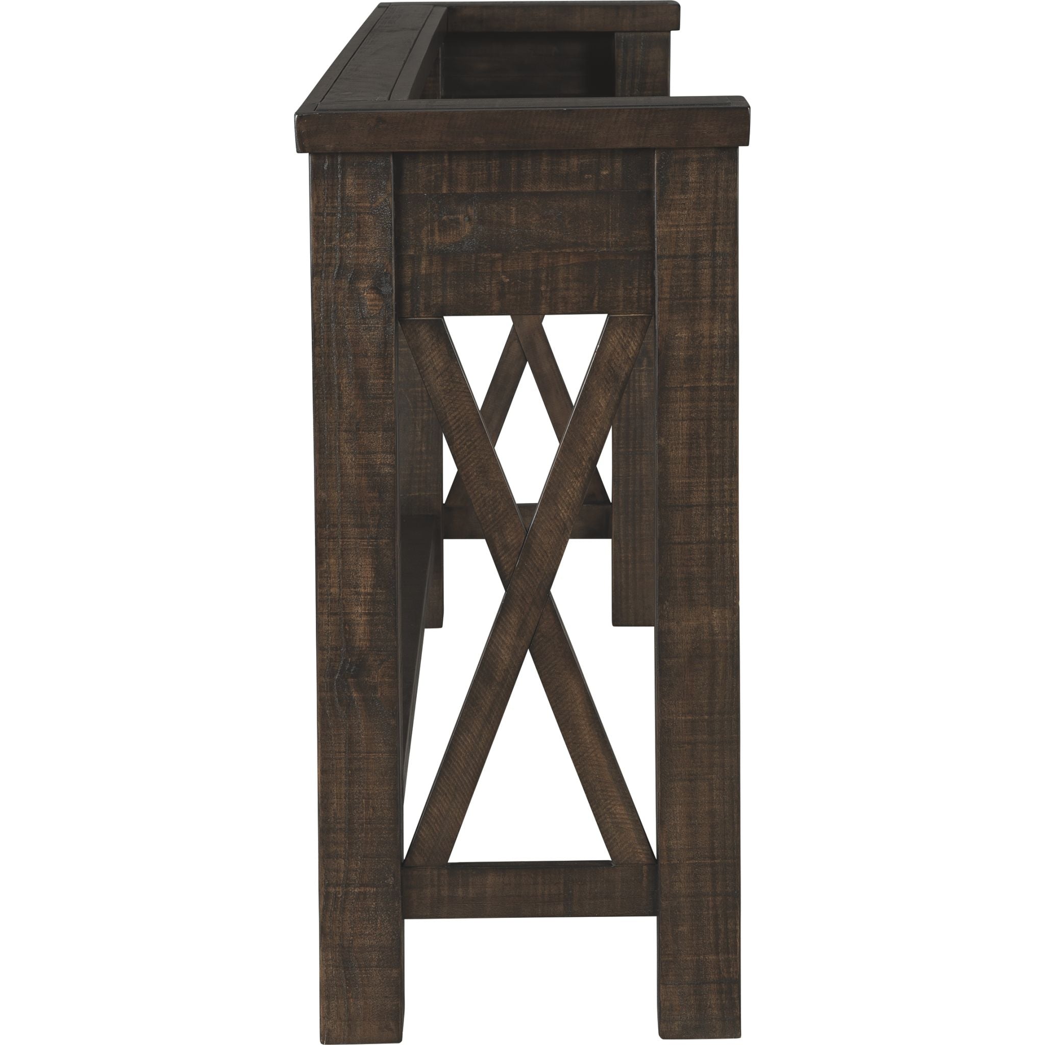 Handcrafted Dark Brown Wooden Bar Counter - D498 65 - Perfect for Home Bars, Restaurants & Entertainment Spaces