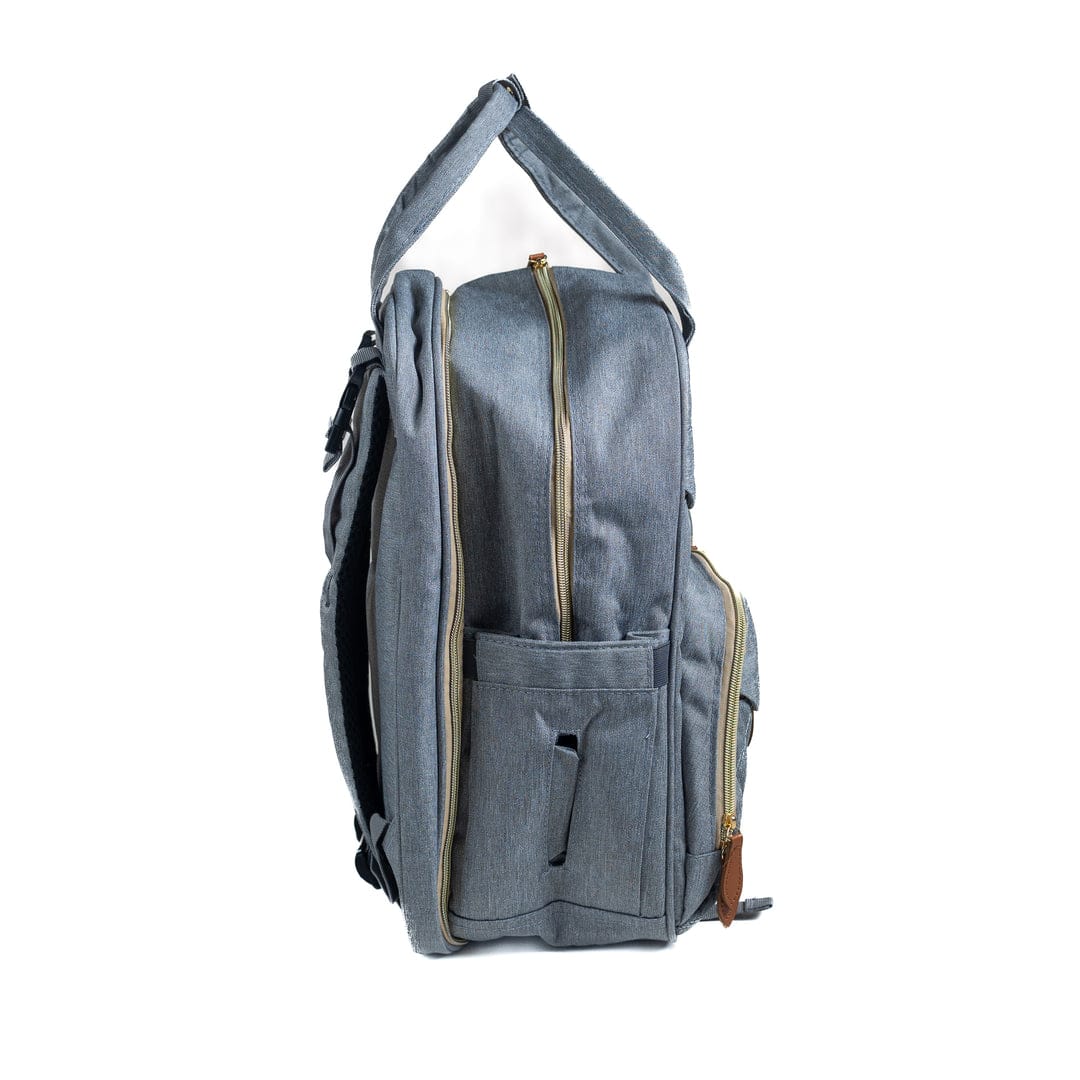 BabyBear Diaper Bag Backpack - Large Insulated Baby Bag with Changing Pad, Stroller Straps & Multiple Pockets for Travel, Daycare & Outings