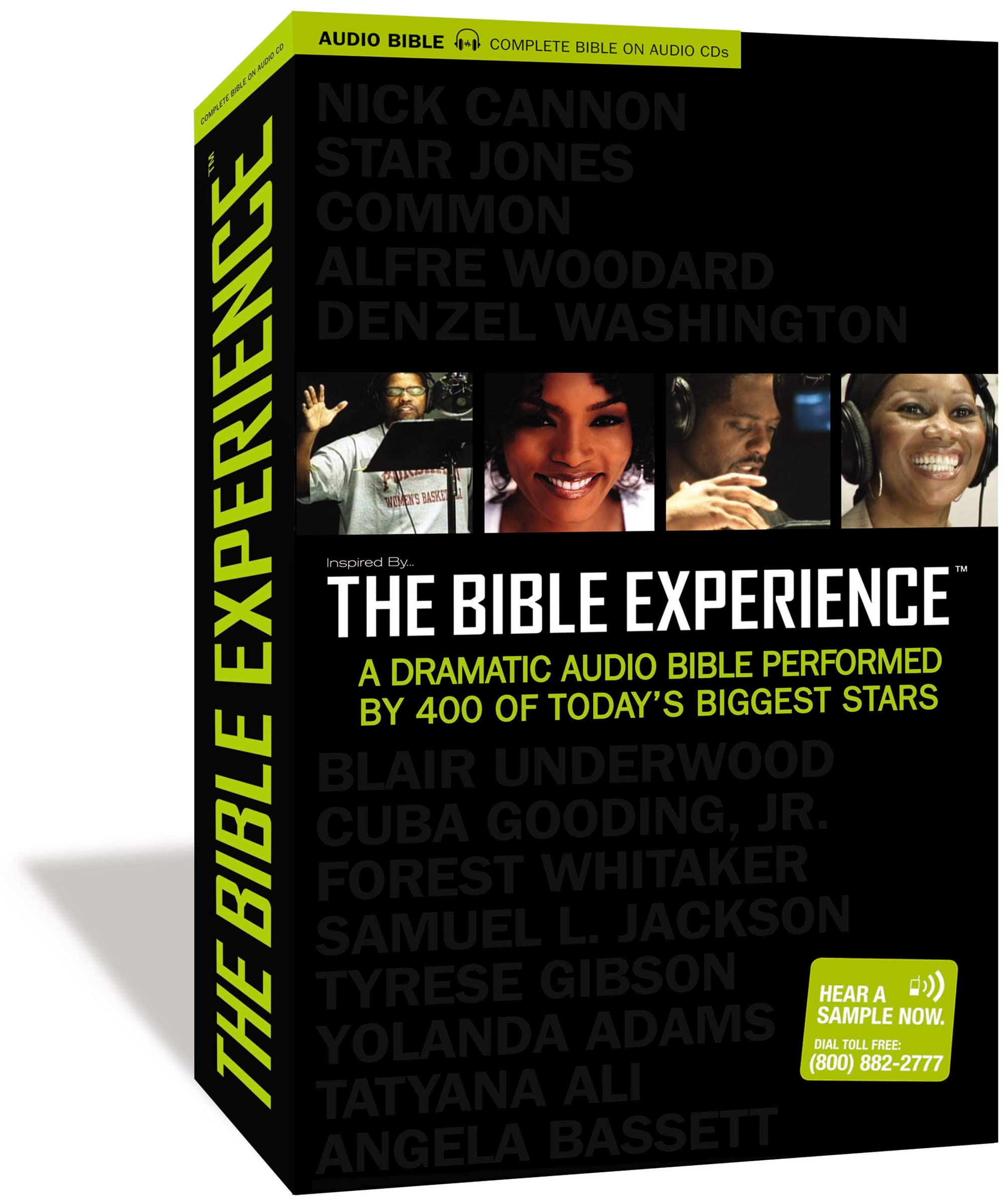 Inspired By The Bible Experience: Complete Audio Bible CD - Dramatic Narration by 400 Top Celebrities | Perfect for Bible Study, Commuting & Family Devotion