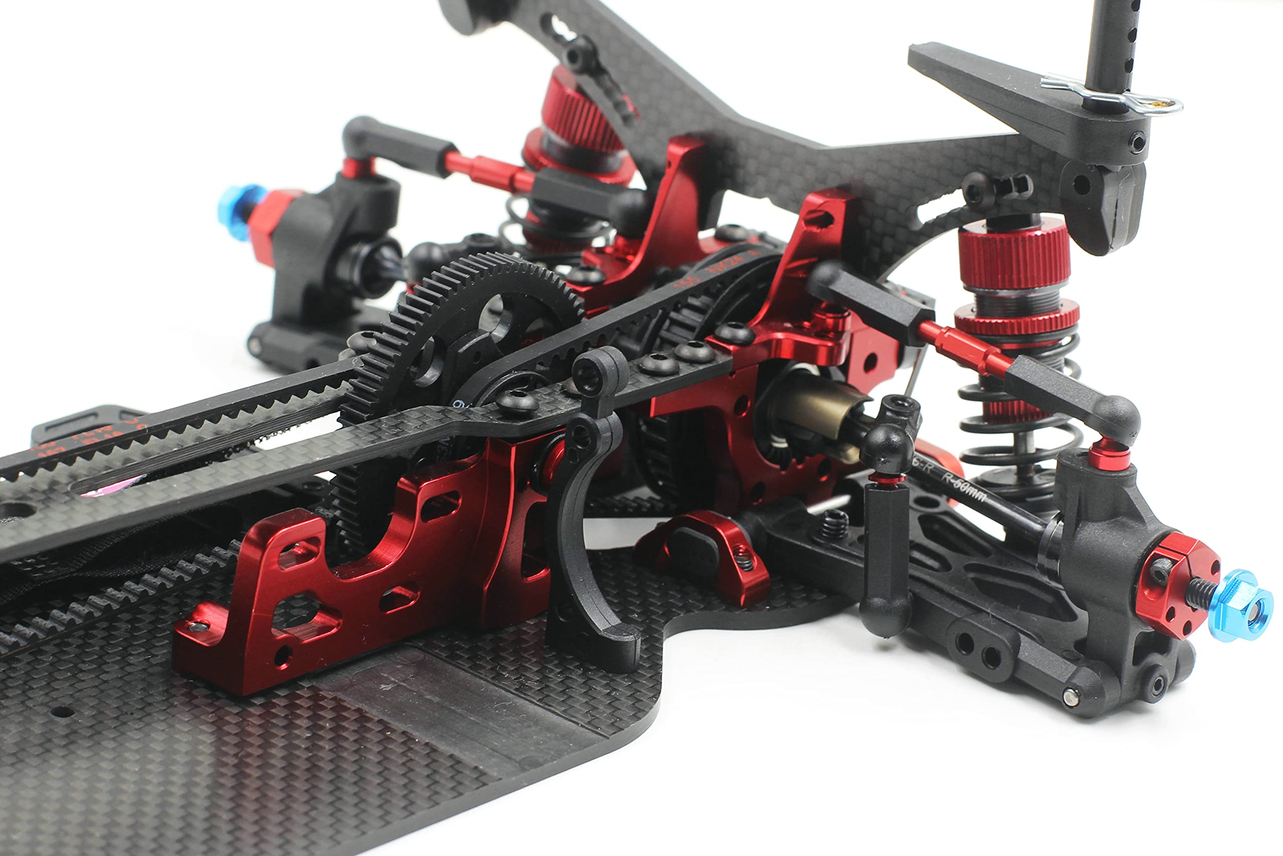 SPEC-R R1 1:10 Scale 4WD Electric RC Touring Car with Carbon Fiber Chassis Frame (Pre-Assembled) - Perfect for Racing, Drifting & Competitive RC Hobbyists