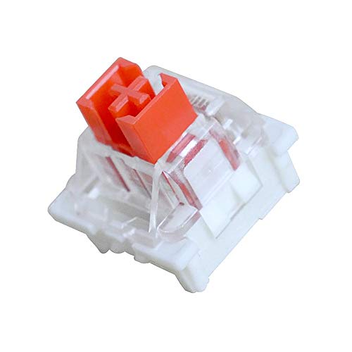 OUTEMU Red Mechanical Keyboard Switches - 3-Pin RGB Compatible (20 Pack) | Equivalent to Gateron & Cherry MX | Perfect for Gaming Keyboards & Custom Builds
