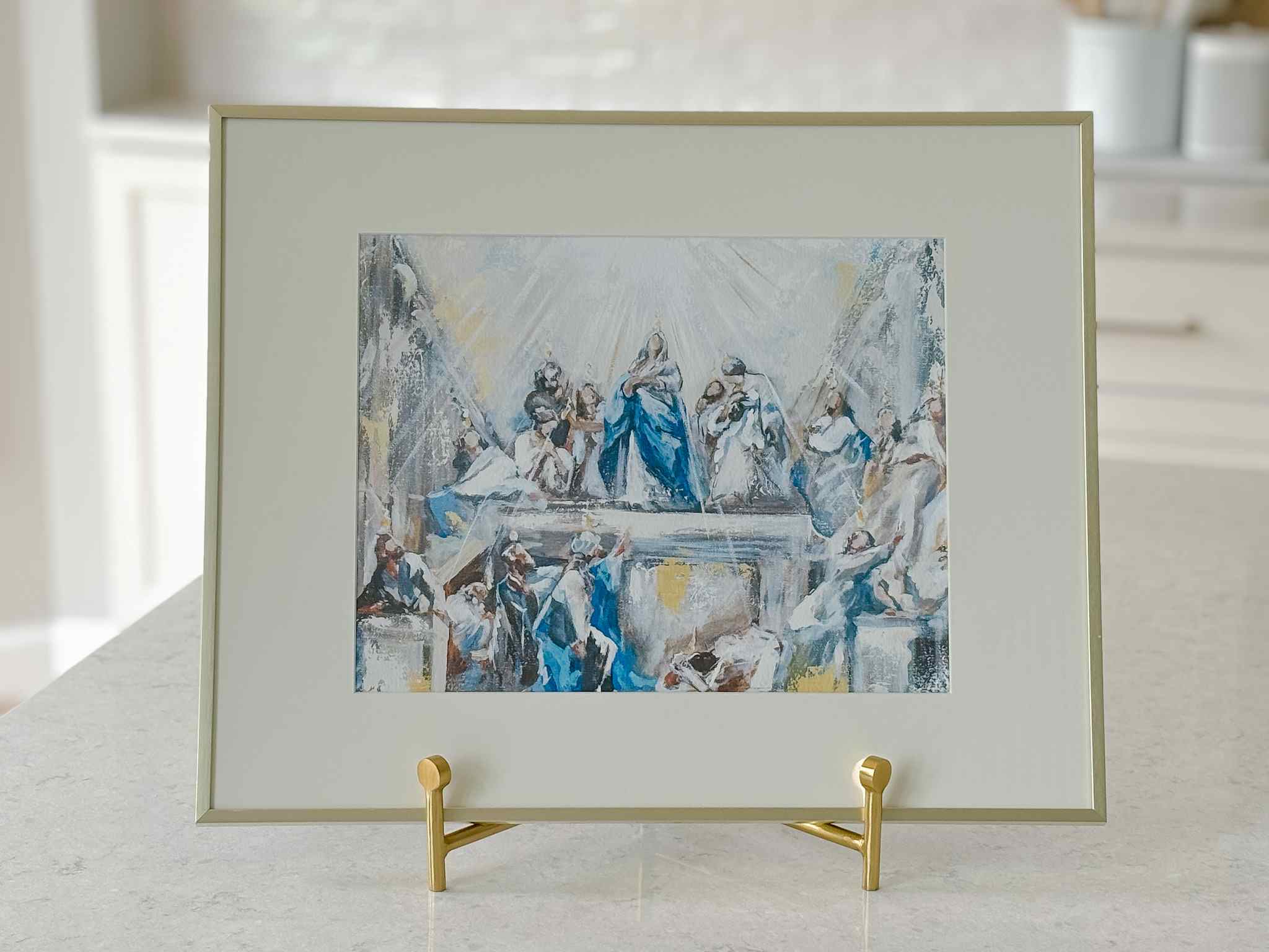 Pentecost Print - Religious Wall Art Decor for Home, Church & Office - Inspirational Christian Gifts & Faith-Based Decorations