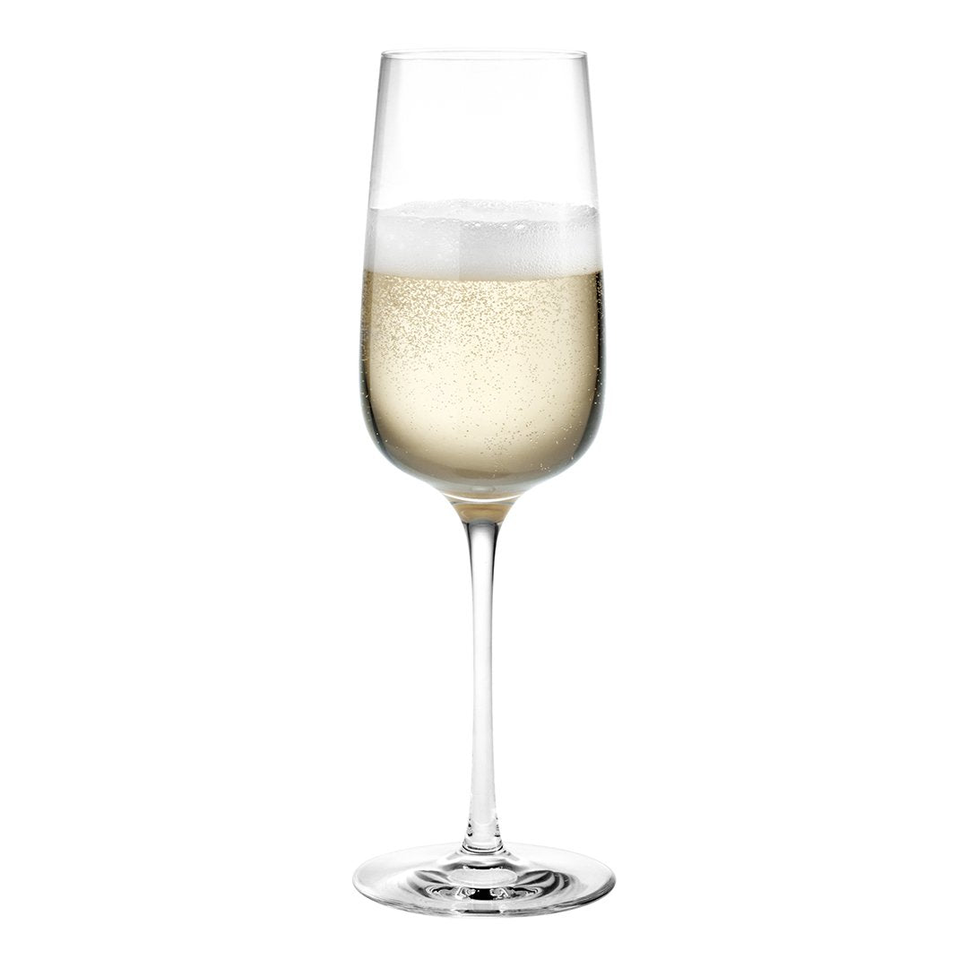 Elegant Bouquet Champagne Glass Set of 6 - Perfect for Weddings, Parties & Romantic Dinners