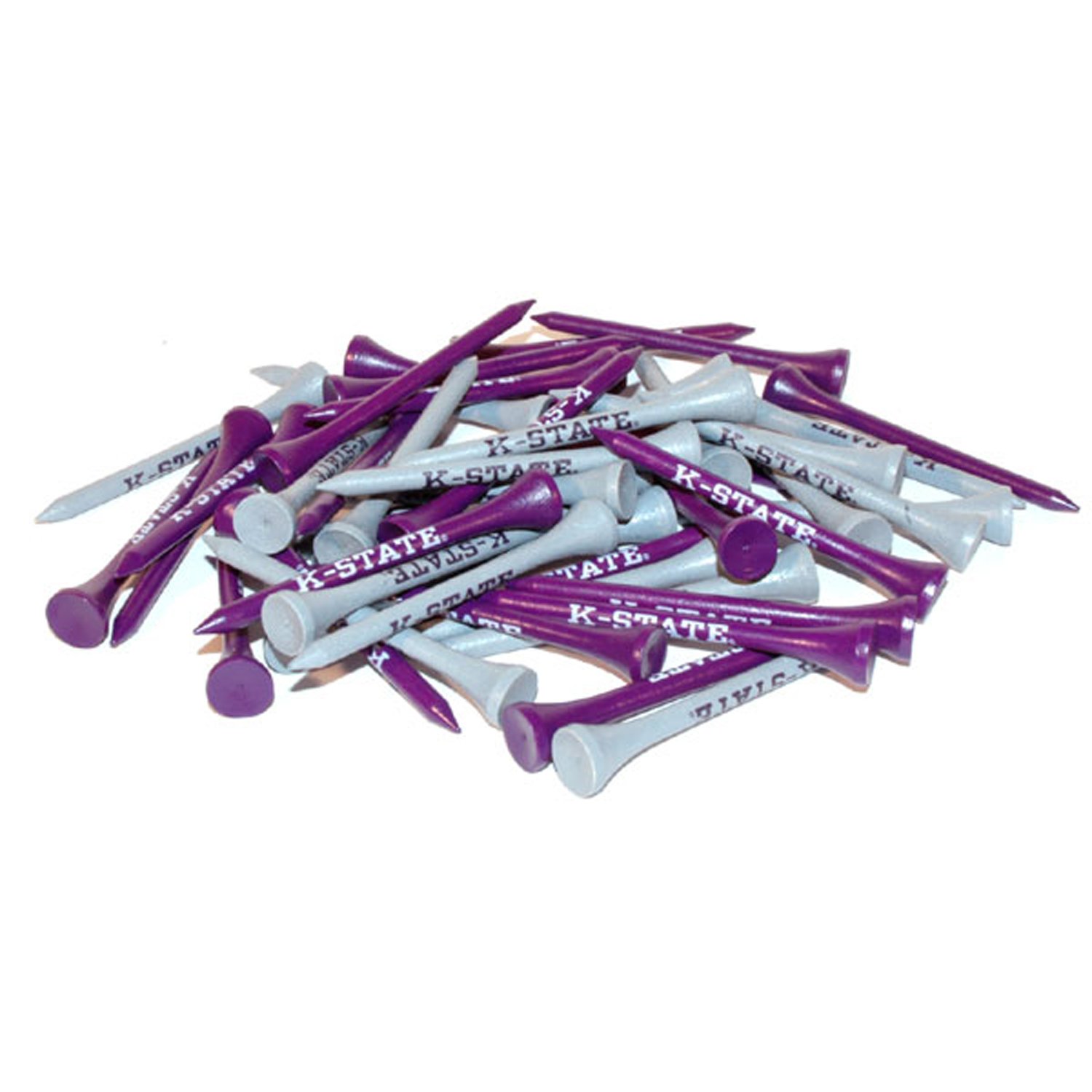 Team Golf NCAA Golf Tees - Pack of 50 | Durable Plastic Golf Tees for Driving Range & Course Play | Perfect for College Golf Fans & Tournament Practice