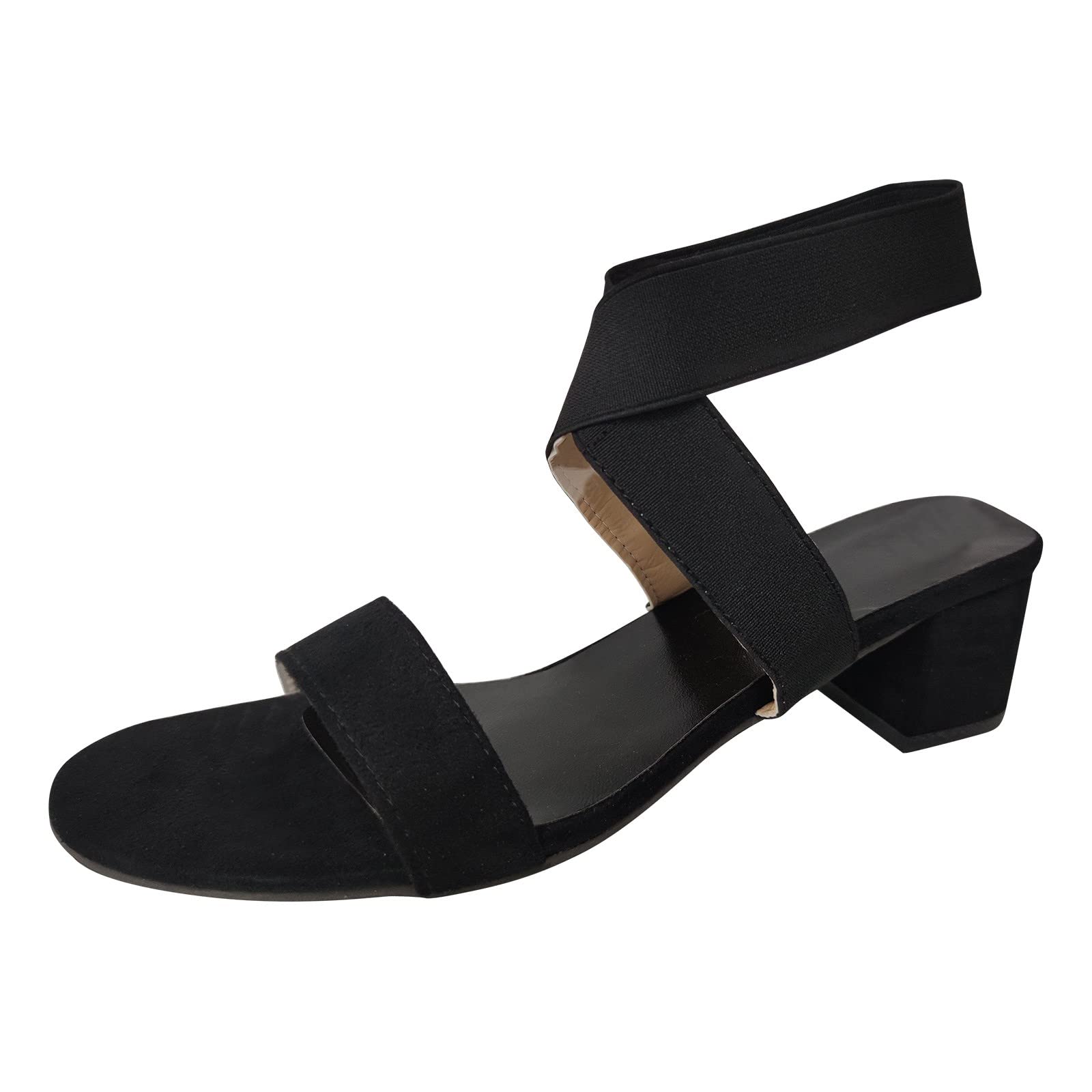 Women's Dressy Summer Wedge Sandals - Comfortable Orthotic Peep Toe Sandals with Cutout & Zipper, Chunky Heel for All-Day Wear | Perfect for Weddings, Vacations & Summer Outfits