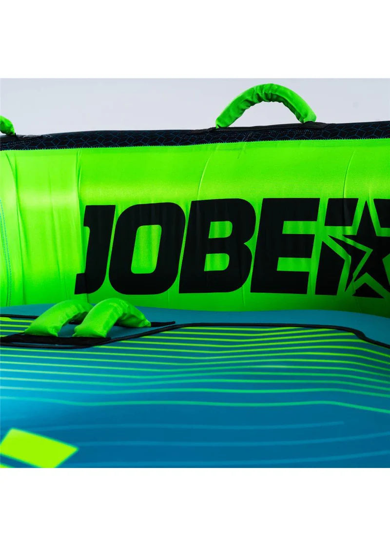 Jobe Binar 2-Person Towable Tube for Boating & Water Sports - High-Speed Inflatable Ride for Lakes & Beaches