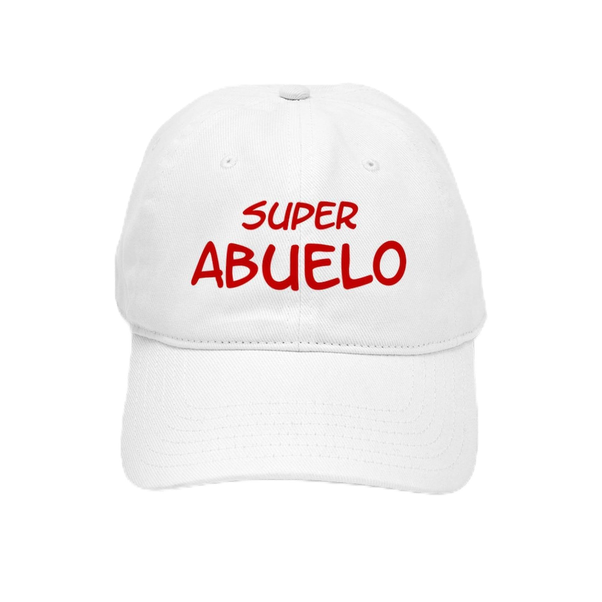 Super Abuelo Adjustable Baseball Cap - Perfect for Grandparents & Family Gifts