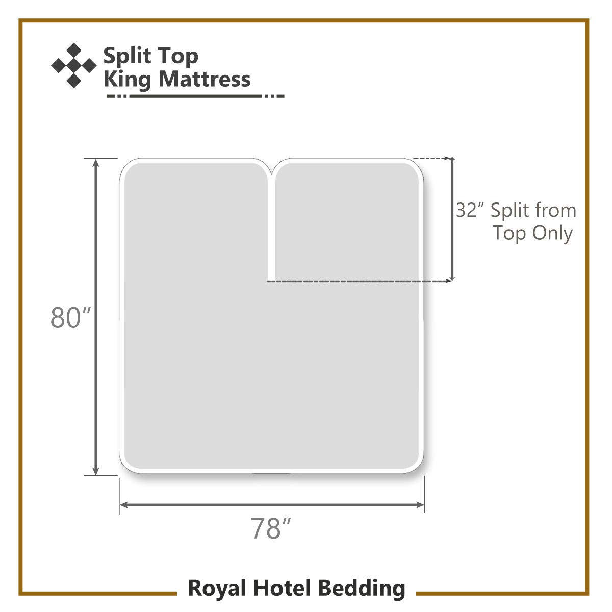 Royal Hotel Bedding 100% Natural Bamboo Viscose Sheet Set - Soft, Cooling & Breathable 4-Piece Split King Size Sheets with Pillowcases (Beige) - Perfect for Luxury Hotels, Vacation Homes & Upscale Bedrooms