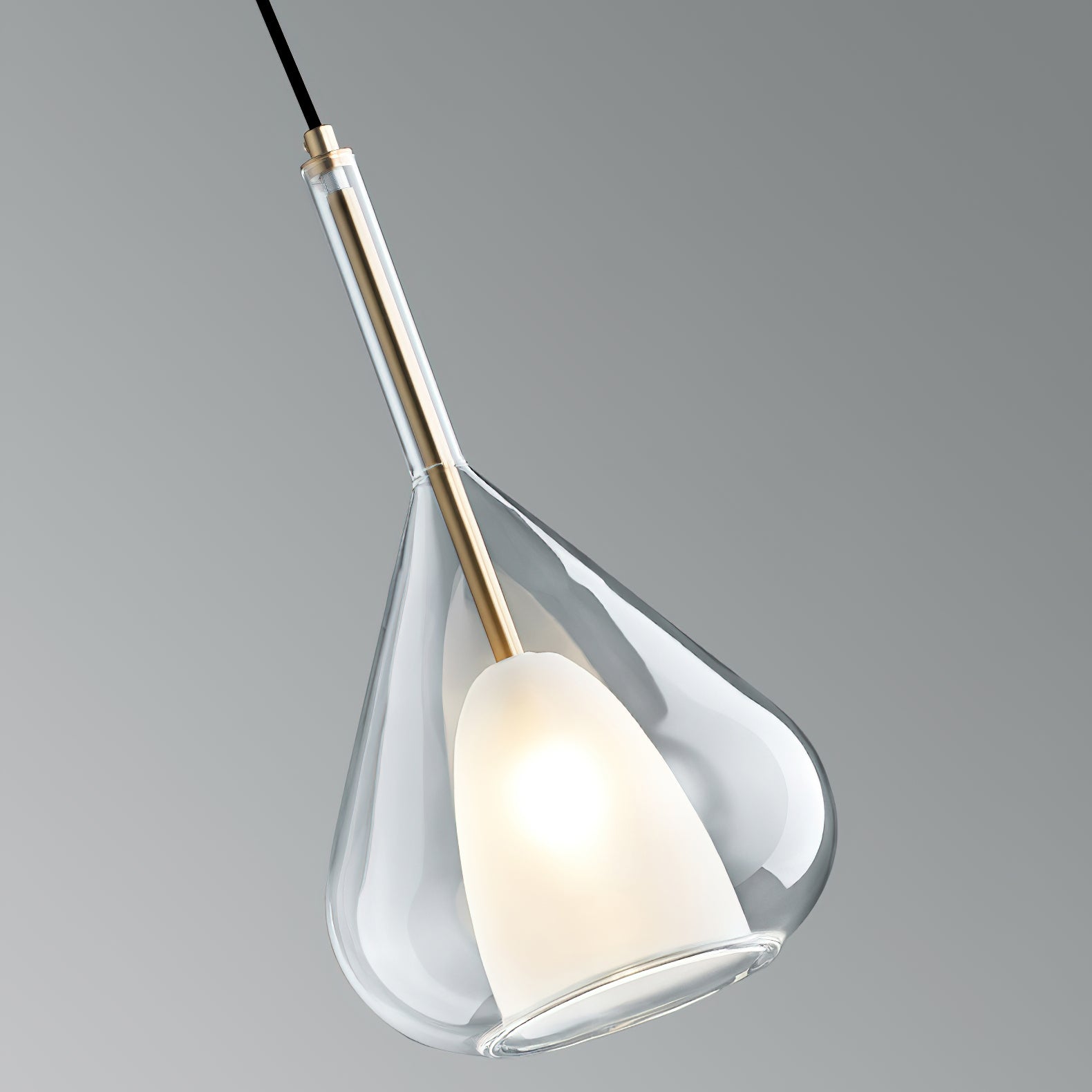 Elegant Raindrop Pendant Lamp - Modern Glass Ceiling Light Fixture for Living Room, Bedroom, or Dining Area | Perfect for Home Decor and Ambient Lighting