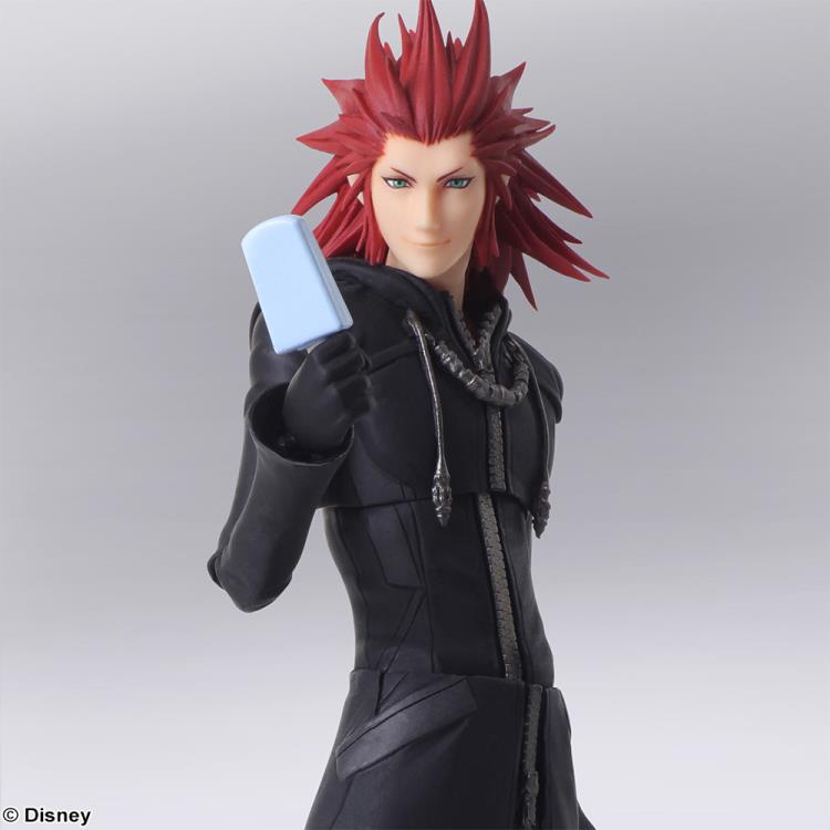 Bring Arts Kingdom Hearts III Axel Action Figure by Square Enix - Collectible Anime Character Model for Display & Gaming Fans