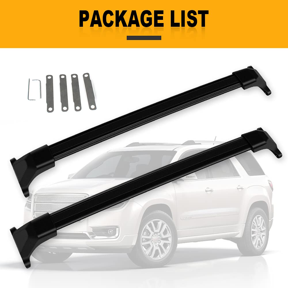 OCPTY Universal Roof Rack Cargo Bar for GMC Acadia 2017-2022 | Heavy Duty 150LBS Capacity Rooftop Luggage Carrier | Perfect for Camping, Road Trips & Outdoor Adventures