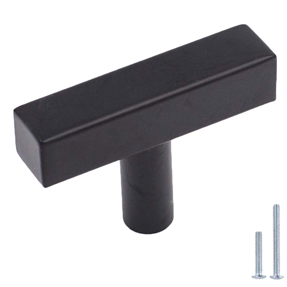 Black Antique Cabinet Pull Knobs - PHJ22BK Kitchen Cabinet Hardware for Drawers & Cupboards | Perfect for Vintage Style Home Decor & Furniture Upgrade
