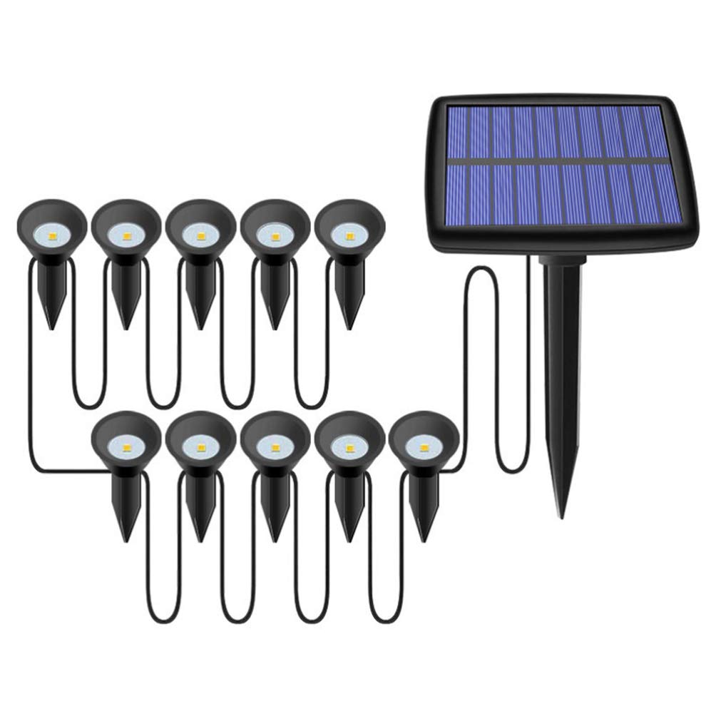 OSALADI 12-Pack Solar Pathway Lights Outdoor Waterproof - Solar Powered Garden Lights for Walkway, Driveway, Patio, Lawn & Landscape Decor (Multi-Color) | Perfect for Evening Garden Illumination & Outdoor Safety Lighting