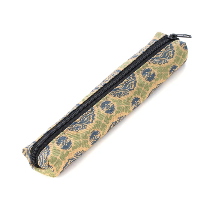 Premium Nishijin Woven Pencil Case - Kozanji Temple Dragon Design - Authentic Japanese Traditional Craft from Kyoto - Perfect for School, Office & Gift Giving