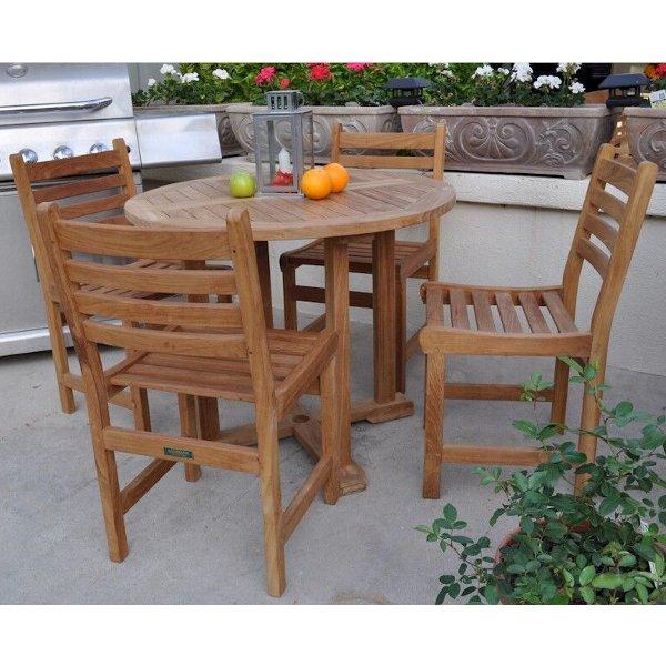 Montage Windham 5-Piece Dining Set - Modern Kitchen Table with 4 Chairs for Small Spaces - Perfect for Apartments, Breakfast Nooks & Cozy Family Meals
