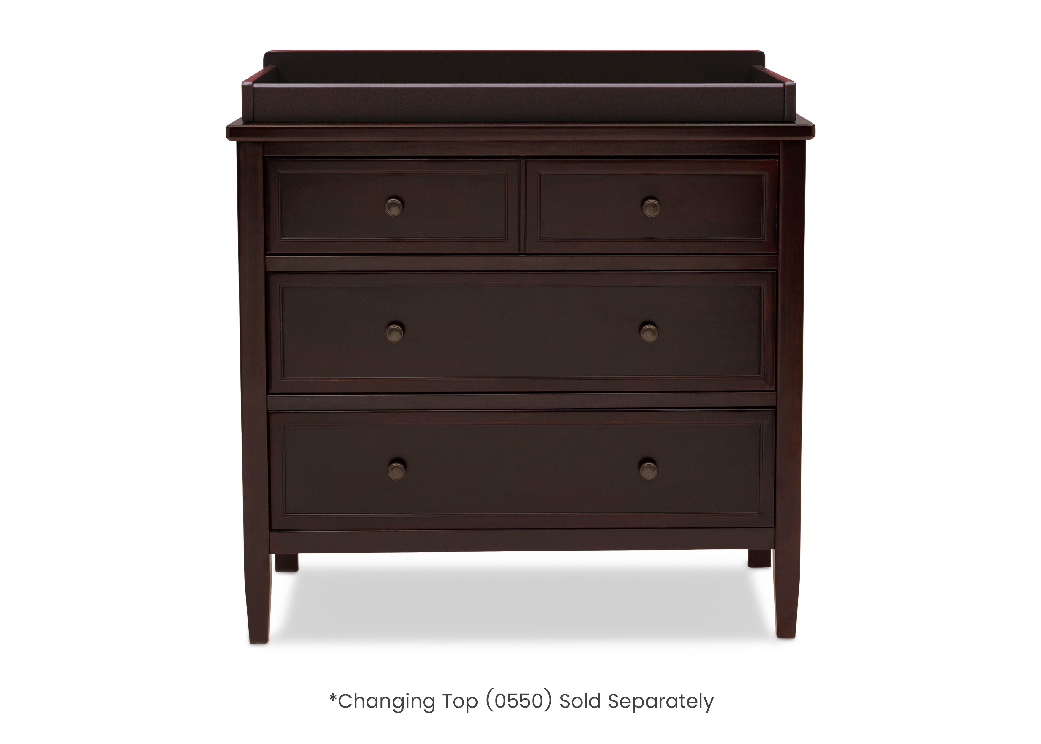 Epic 3 Drawer Dresser with Interlocking Drawers - Sturdy Wooden Bedroom Storage Organizer for Clothes, Linens & Accessories | Perfect for Master Bedroom, Guest Room & Dormitory