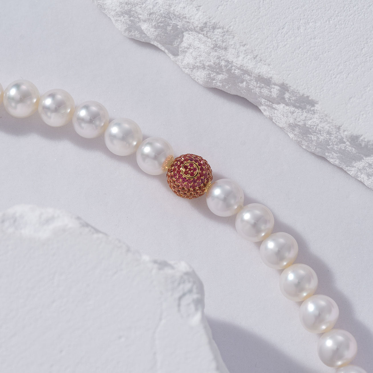 18K Gold 10-13mm Australian White South Sea Pearl Necklace - Luxury Pearl Jewelry for Women, Elegant Bridal Gift & Formal Occasion Accessory