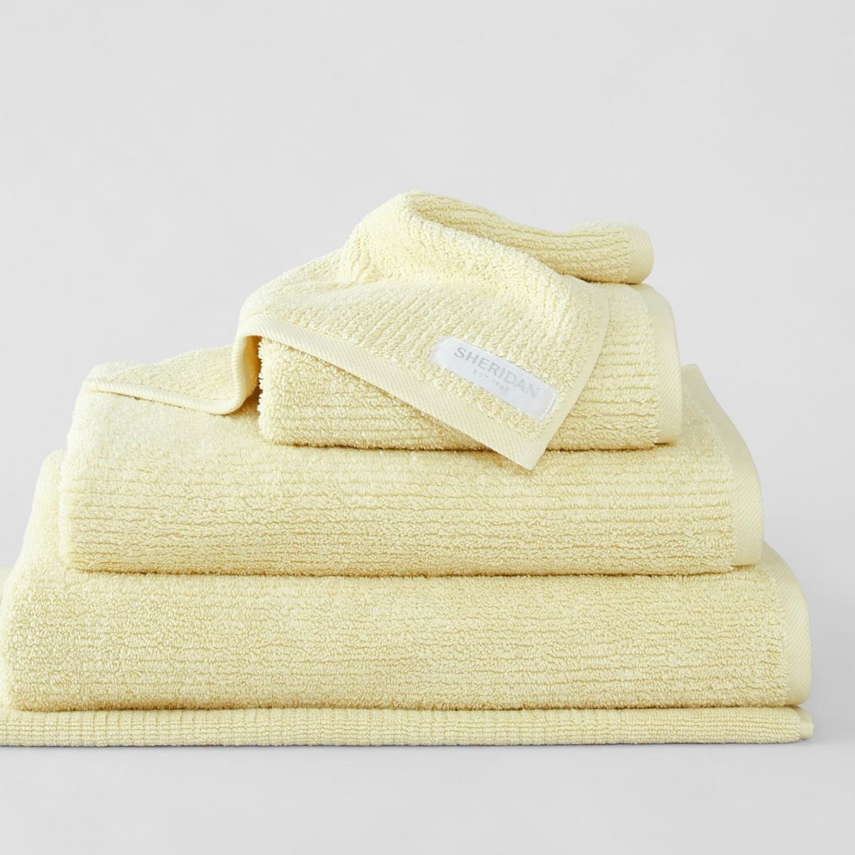 Sheridan SANDCASTLE Trenton Luxury Bath Towel Set - Super Soft & Absorbent Cotton Towels for Spa, Bathroom & Beach Use