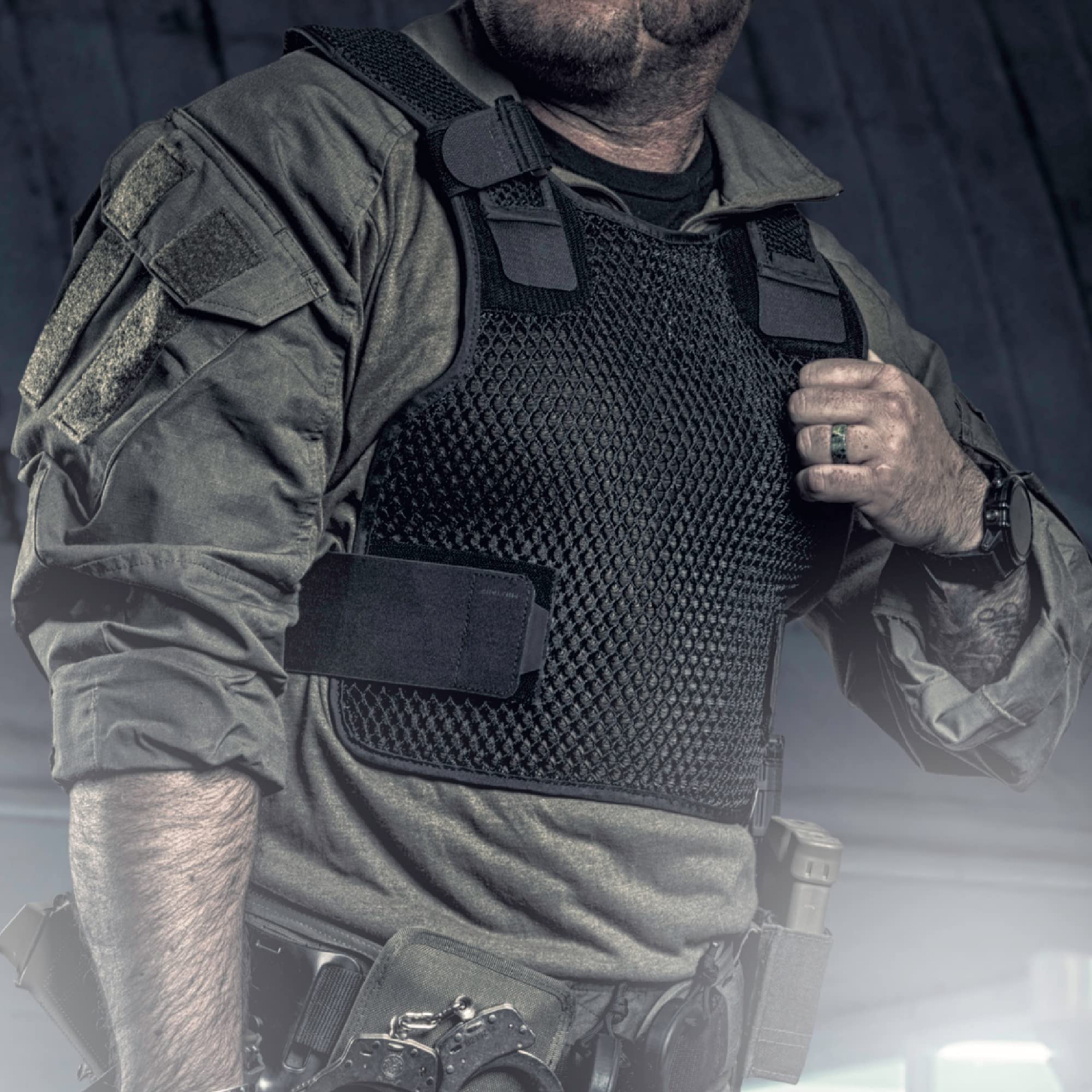 MILITAUR Adjustable Ventilation Tactical Vest - Breathable Mesh Design for Enhanced Airflow Under Body Armor | Ideal for Military, Law Enforcement & Outdoor Activities