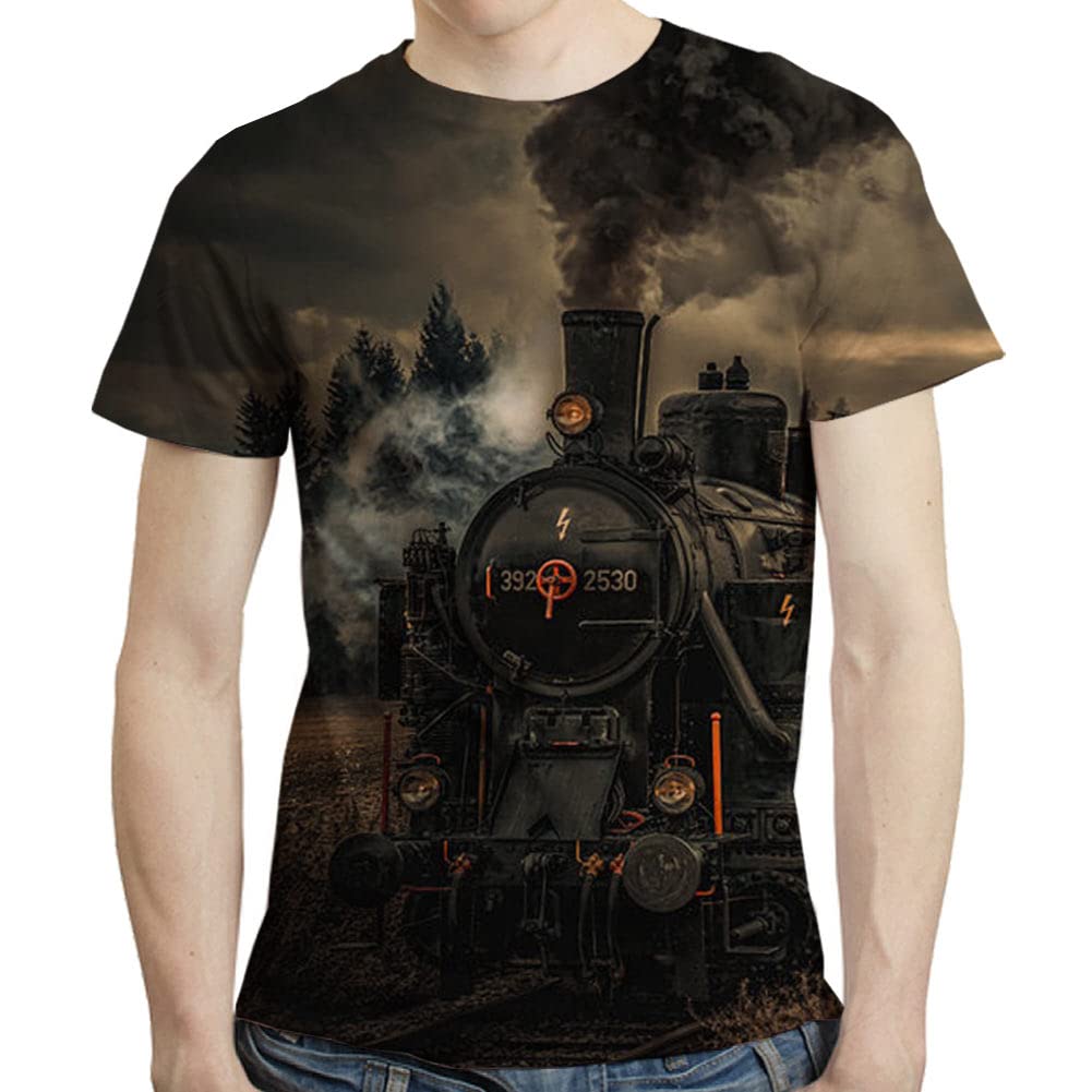 3D Printed Graphic T-Shirt for Men - Cool & Stylish Casual Tee - Sizes S to 3XL - Perfect for Streetwear, Gaming & Everyday Fashion