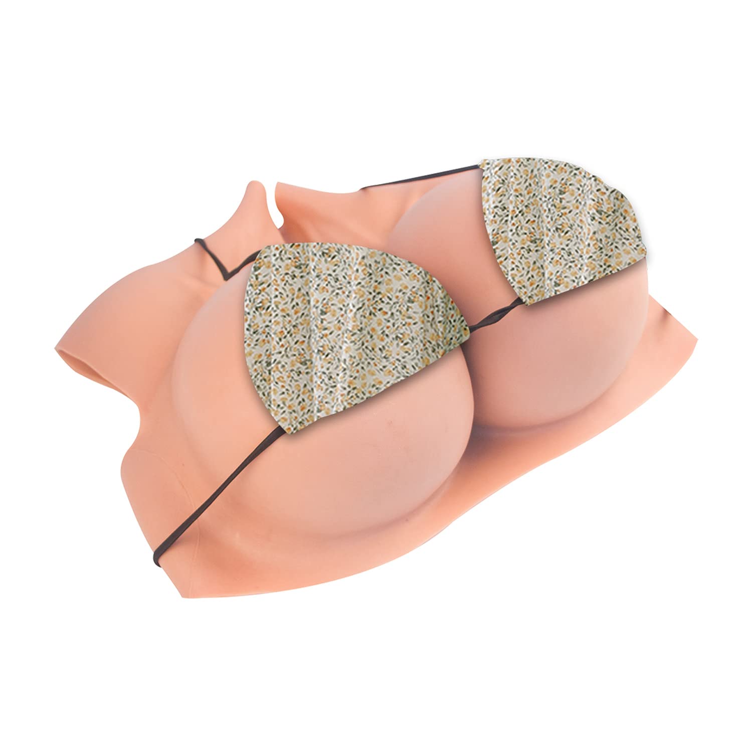 SCYFREID Z Cup Silicone Breast Forms - Ultra Soft Cotton Filled Breastplates for Crossdressers, Drag Queens & Transgender - Perfect for Cosplay, Drag Shows & Gender Affirmation