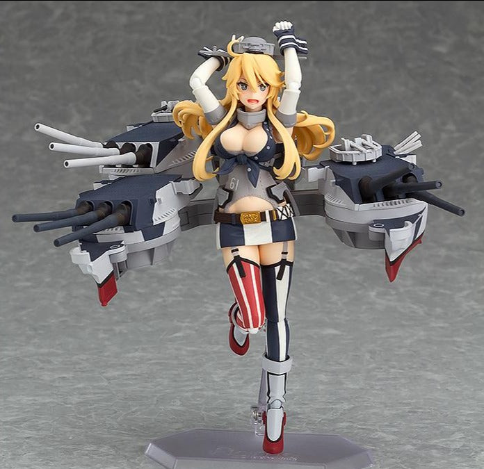 Figma #330 Iowa Kantai Collection (Reissue) Action Figure - Anime Collectible for Display & Cosplay - Perfect for Fans of Kantai Collection Battleship Girls