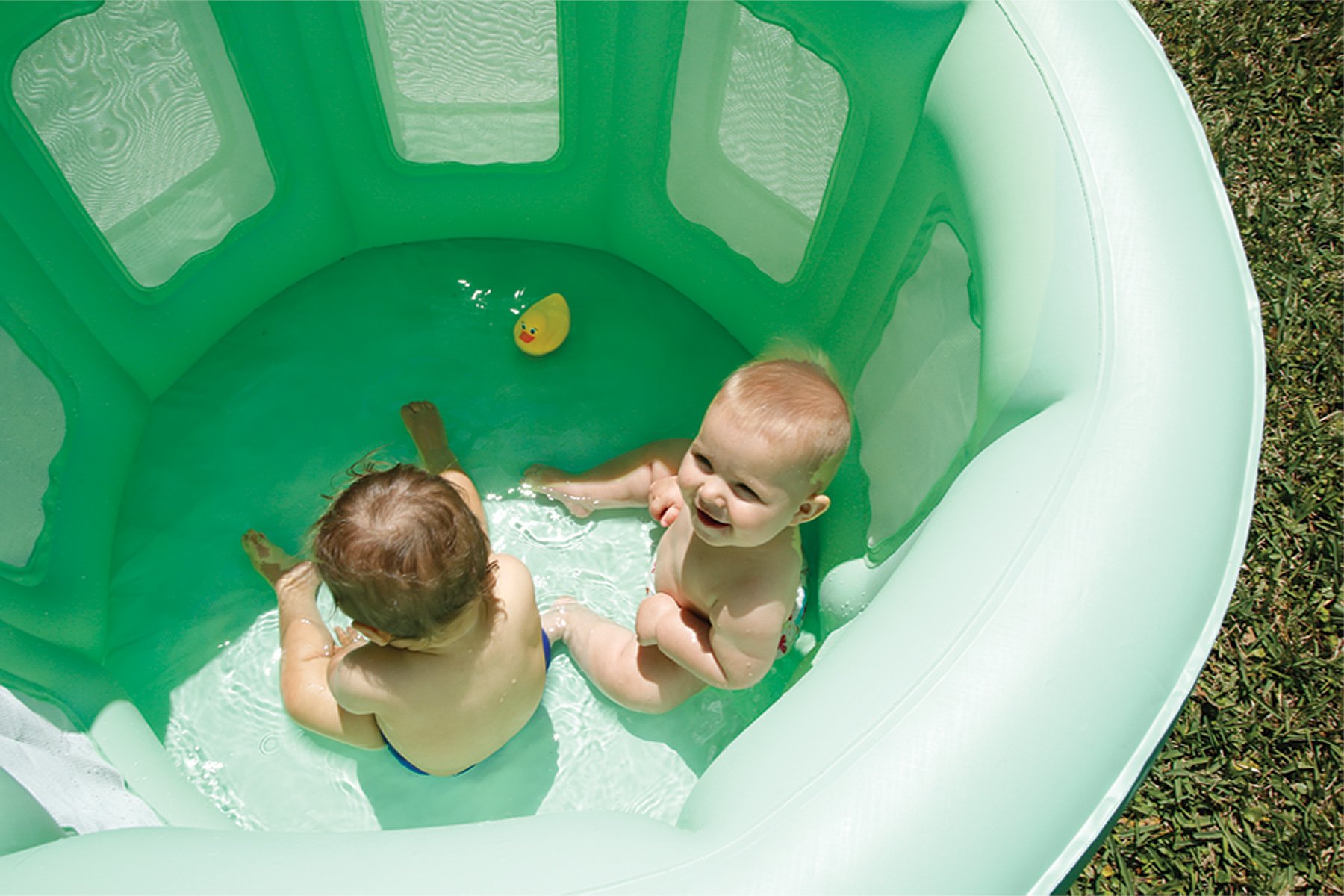 Inflatable Baby Pool Playpen - Safe & Fun Toddler Swimming Play Area for Backyard, Beach & Outdoor Water Activities
