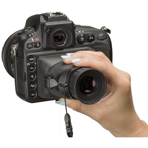 Hoodman H32MB Hoodloupe 3.2x Magnifier for Camera LCD Screens - Perfect for Outdoor Photography, Videography & Filmmaking