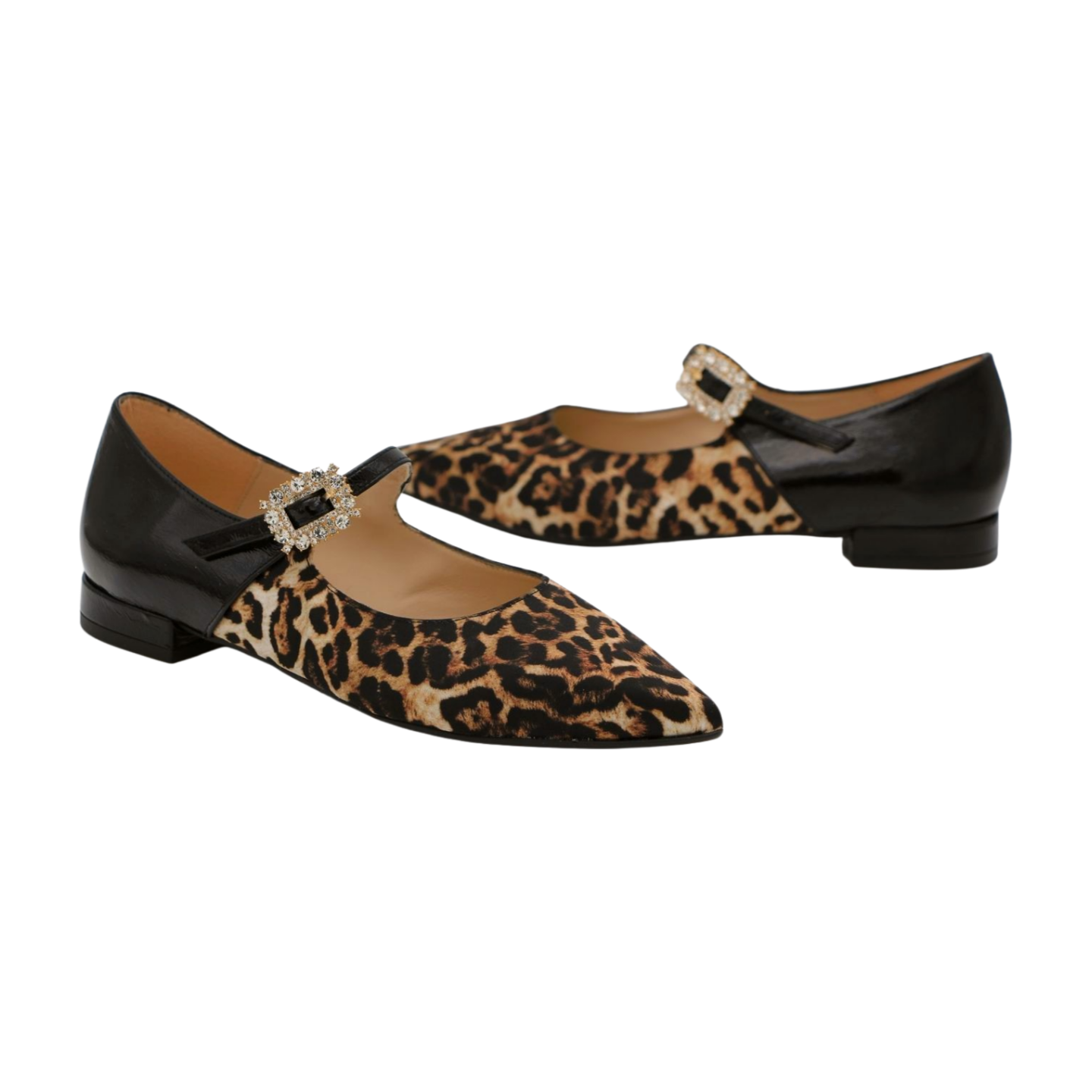 MARIAN Leopard Print Ballet Flats for Women - Comfortable Slip-On Jane Style Shoes for Casual Wear, Office & Dance