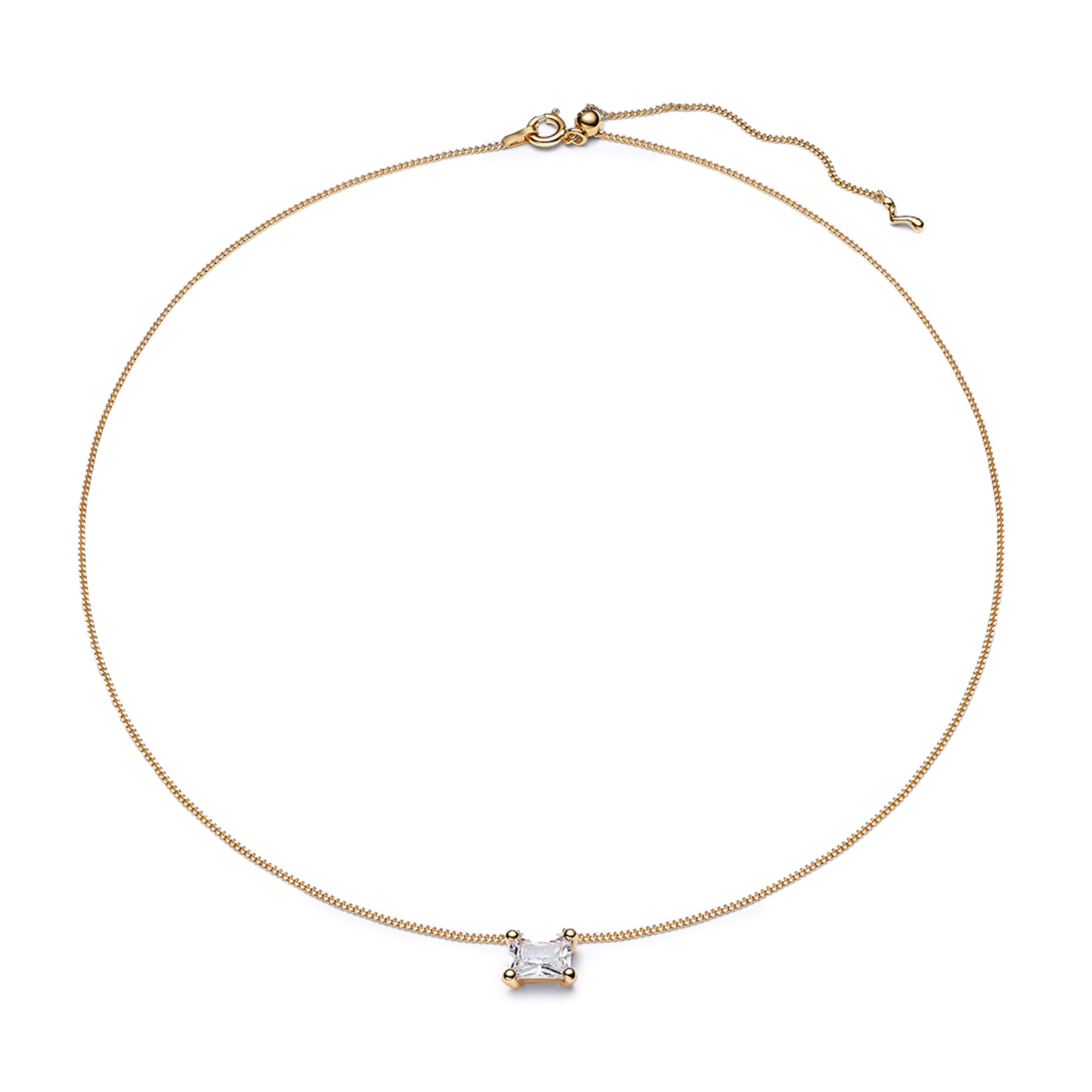 Elegant Roppongi Drop Necklace in Gold - Perfect for Evening Parties, Weddings & Special Occasions