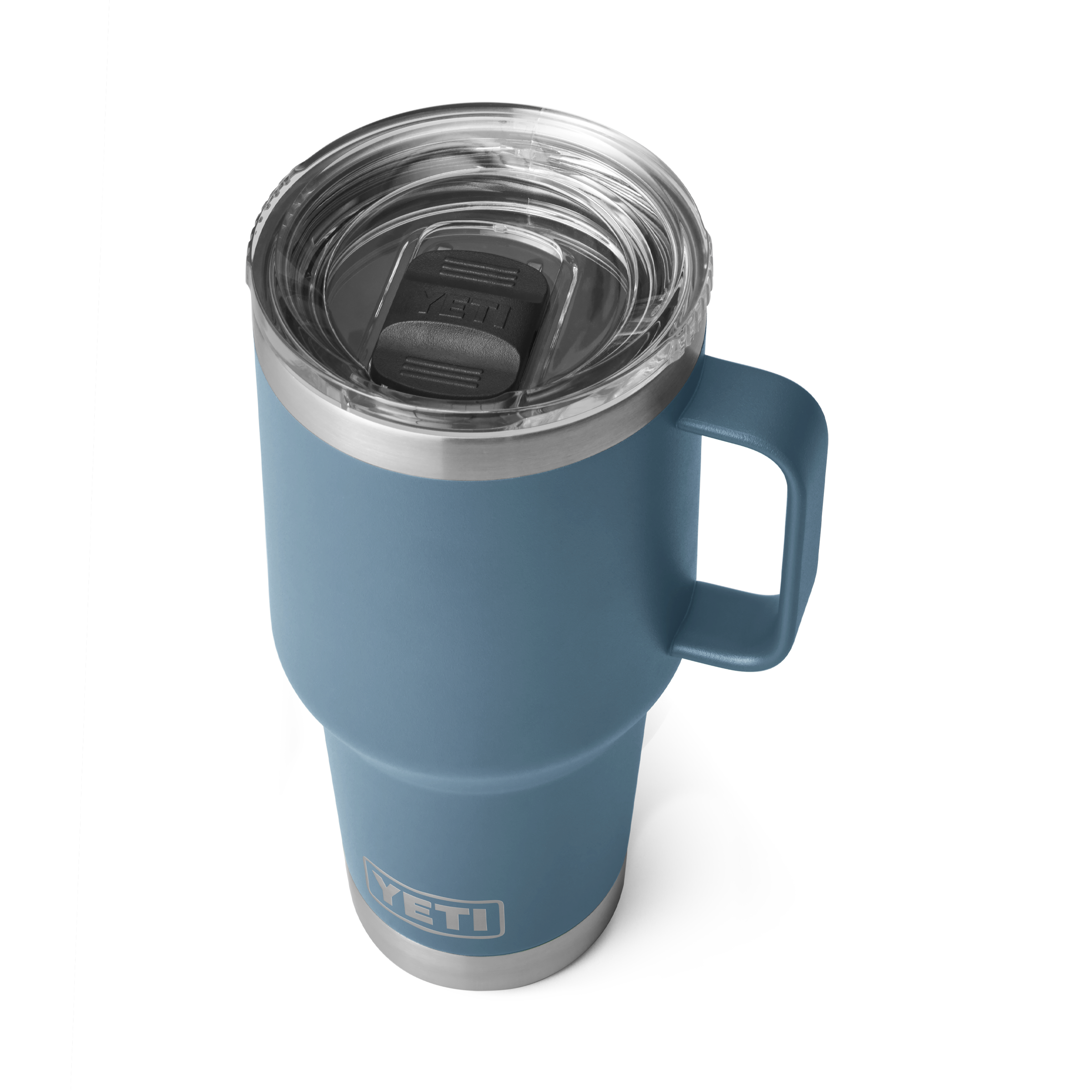 Yeti Rambler 30 oz Stainless Steel Travel Mug with Lid - Nordic Blue - Insulated Tumbler for Hot & Cold Drinks - Perfect for Camping, Commuting & Outdoor Adventures