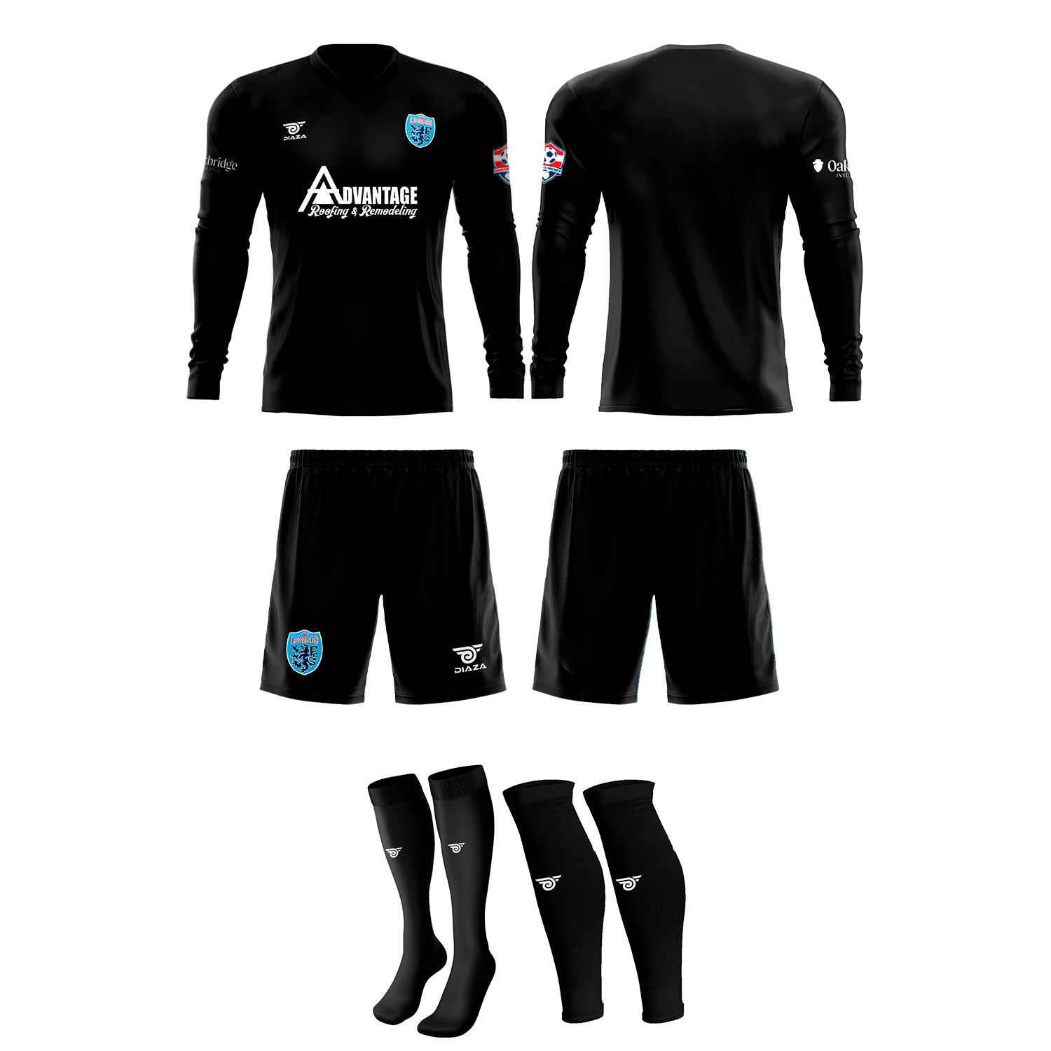 Legends FC Goalkeeper Away Jersey - High-Performance Soccer Uniform for Training & Matches