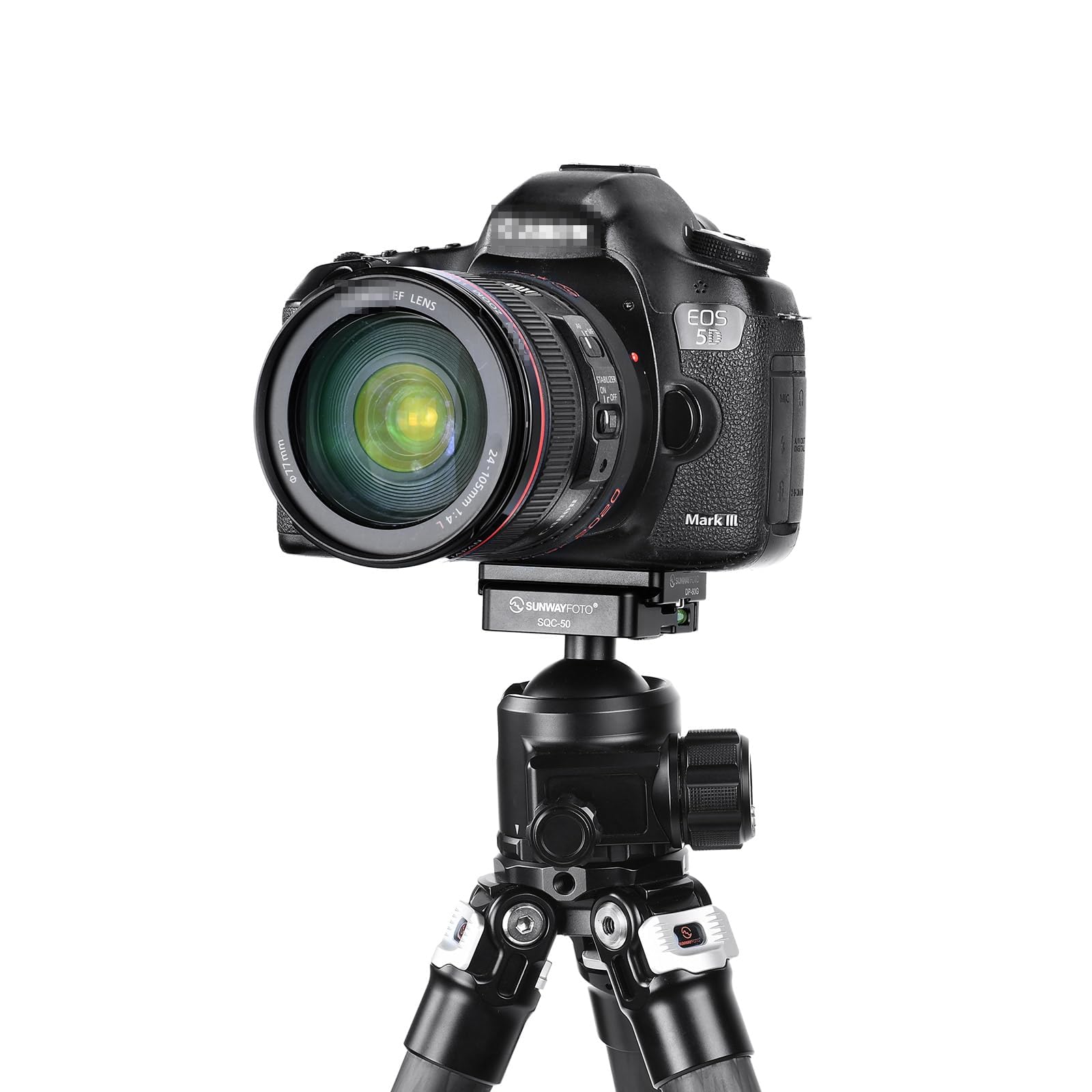 SUNWAYFOTO SQC-50 50mm Universal Arca Swiss Quick Release Clamp - Compatible with Tripods, Monopods & 17S Bipods for Photography and Videography