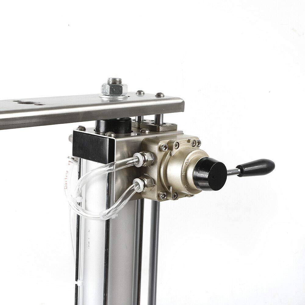 TFCFL 5 Gallon/20L Pneumatic Paint Mixer Machine with Stand - Stainless Steel Agitator Blender & Auto Lifting System - Professional Paint Stirring Equipment for Industrial, Automotive & DIY Painting Projects